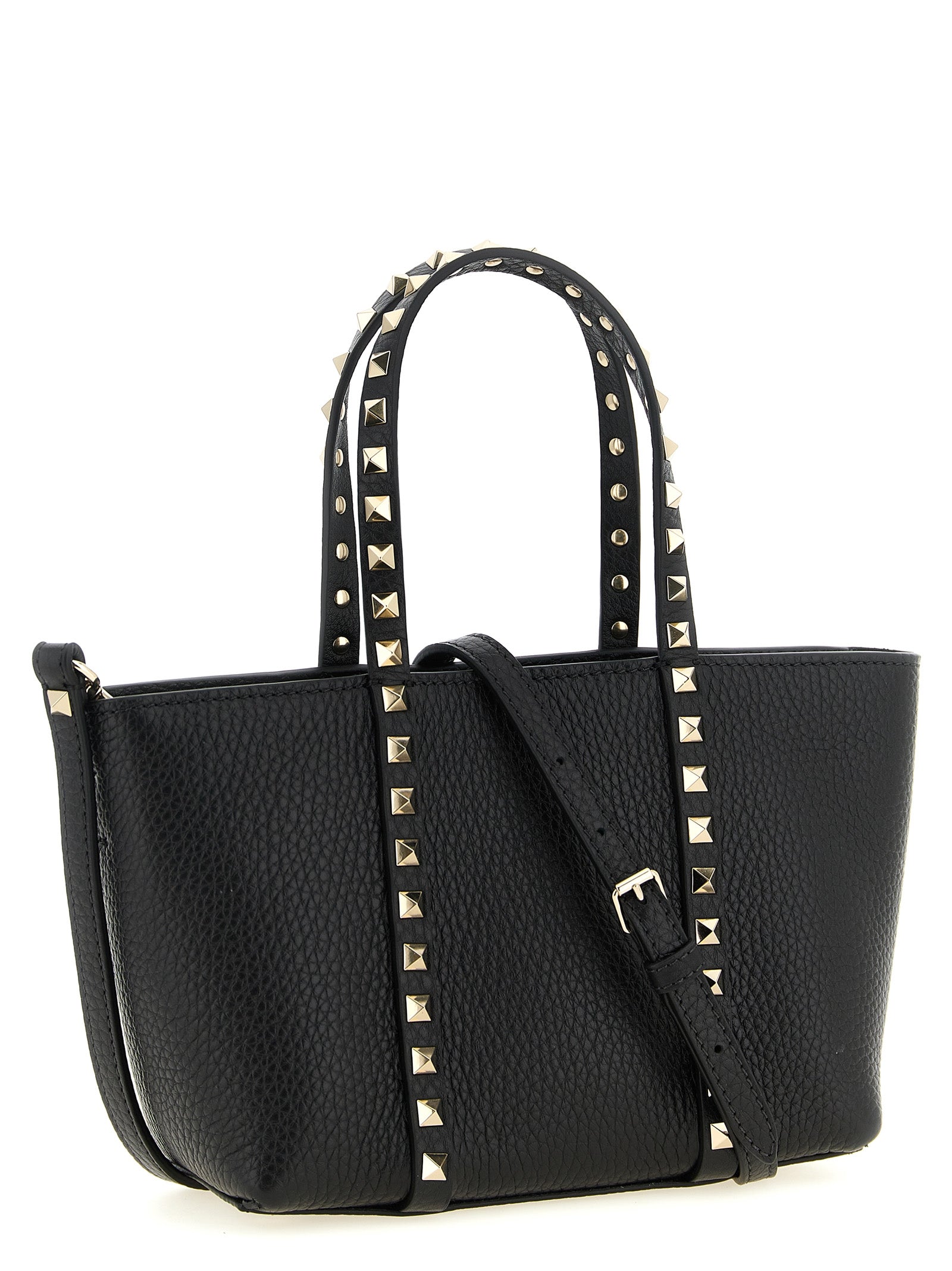 Valentino Garavani Black Calfskin Tote Women's Bag