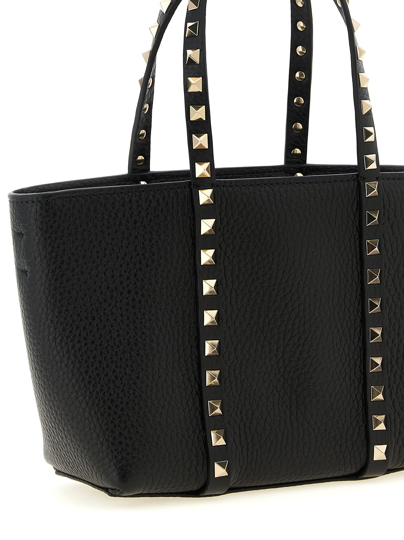 Valentino Garavani Black Calfskin Tote Women's Bag