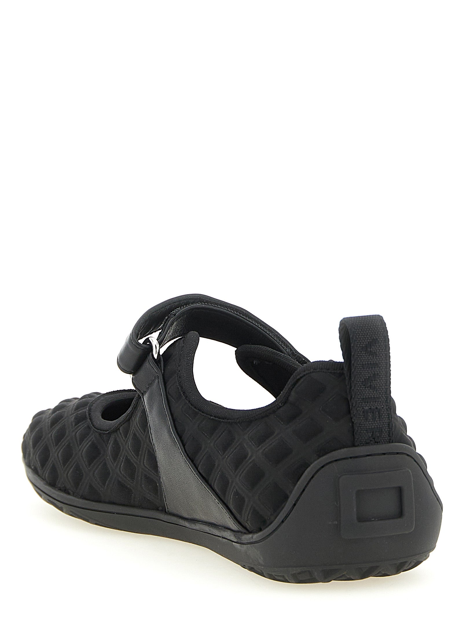 Roger Vivier Black Polyamide Ballet Women's Flats