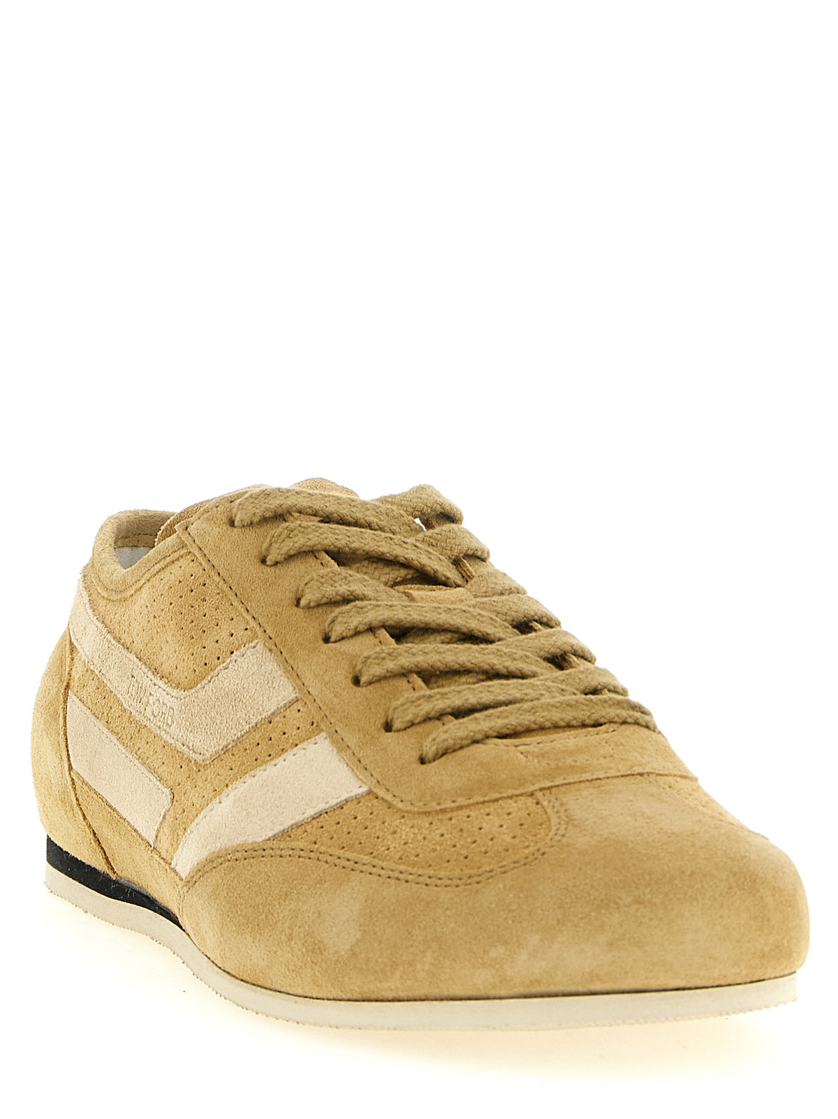 Tom Ford Beige Calfskin Men's Sneakers