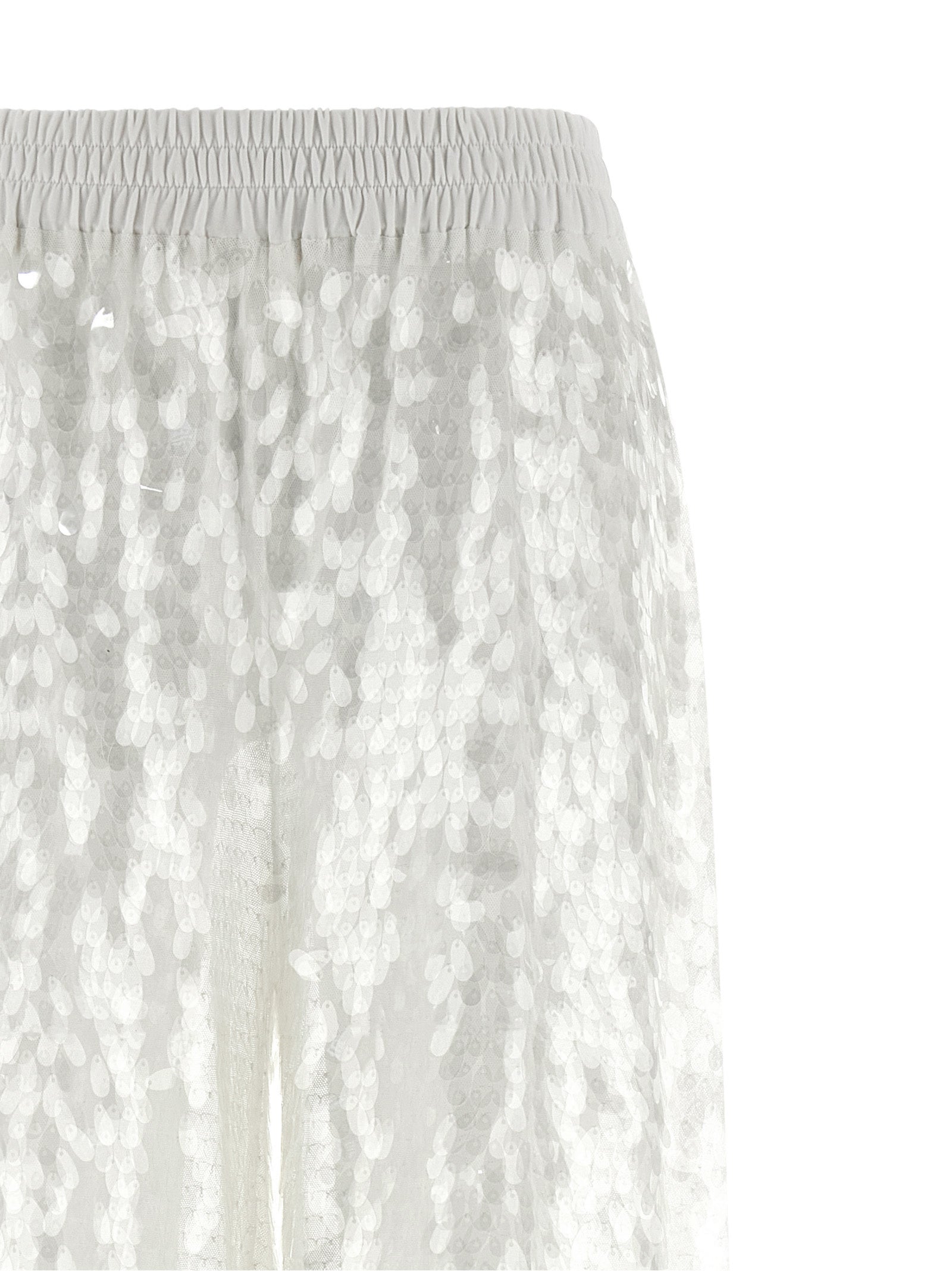 Norma Kamali White Nylon Casual Women's Pants