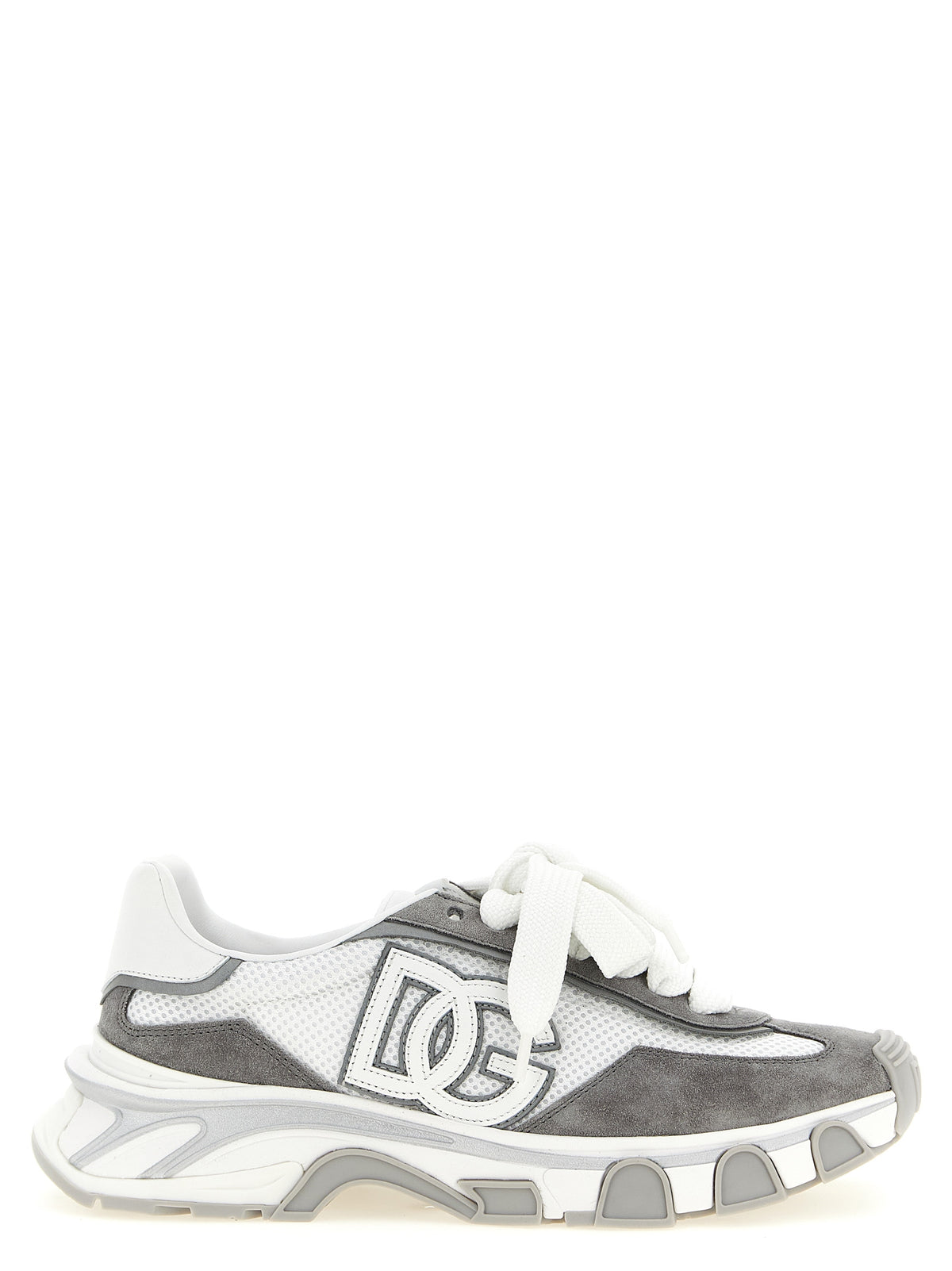 Dolce & Gabbana Gray Polyester Athletic Women's Sneakers