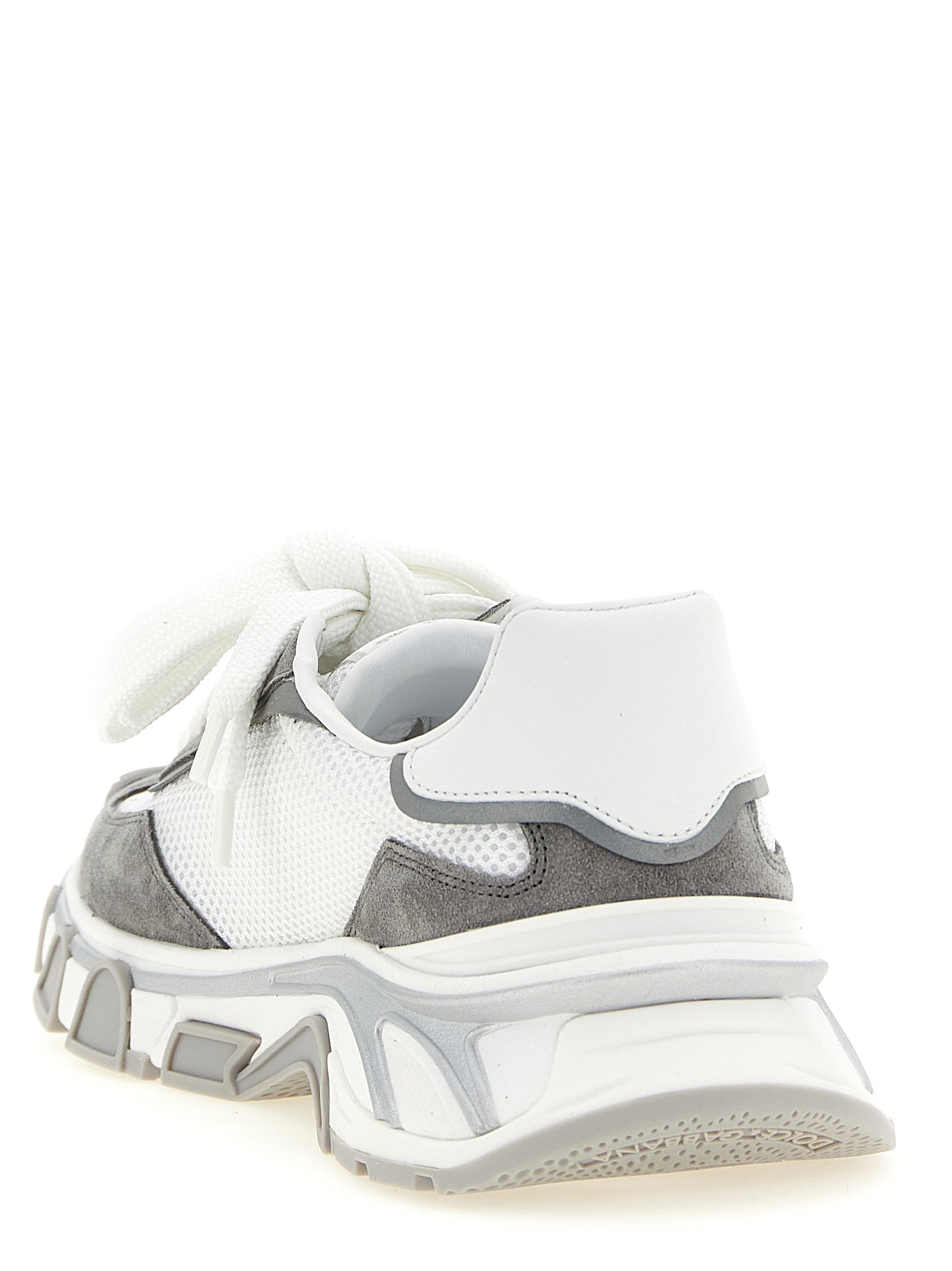 Dolce & Gabbana Gray Polyester Athletic Women's Sneakers