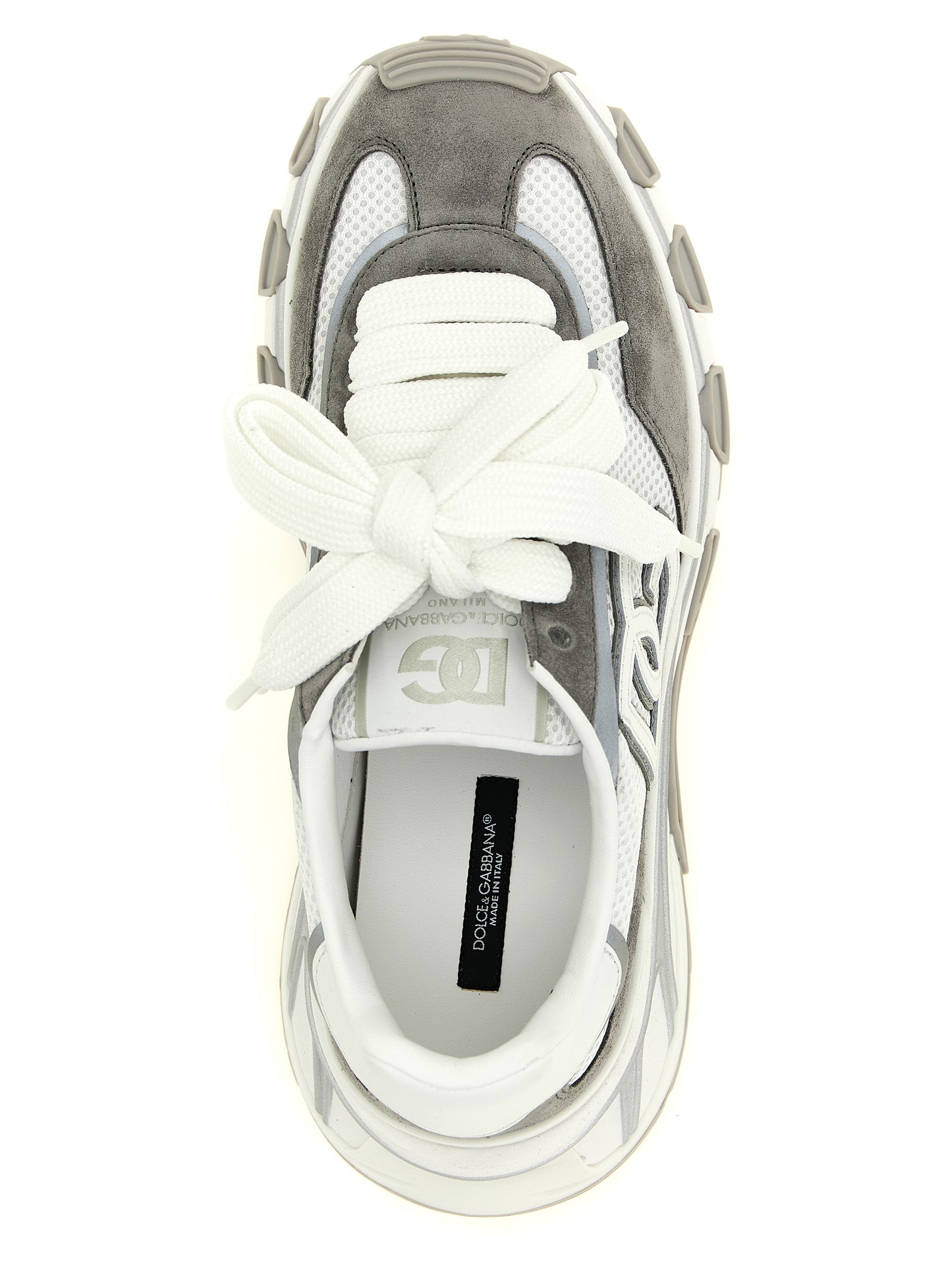 Dolce & Gabbana Gray Polyester Athletic Women's Sneakers