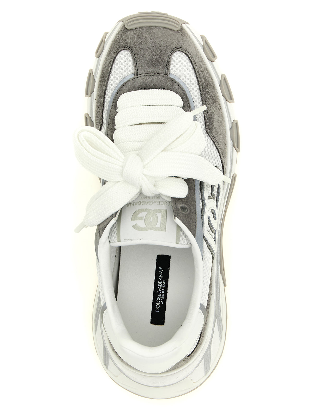 Dolce & Gabbana Gray Polyester Athletic Women's Sneakers