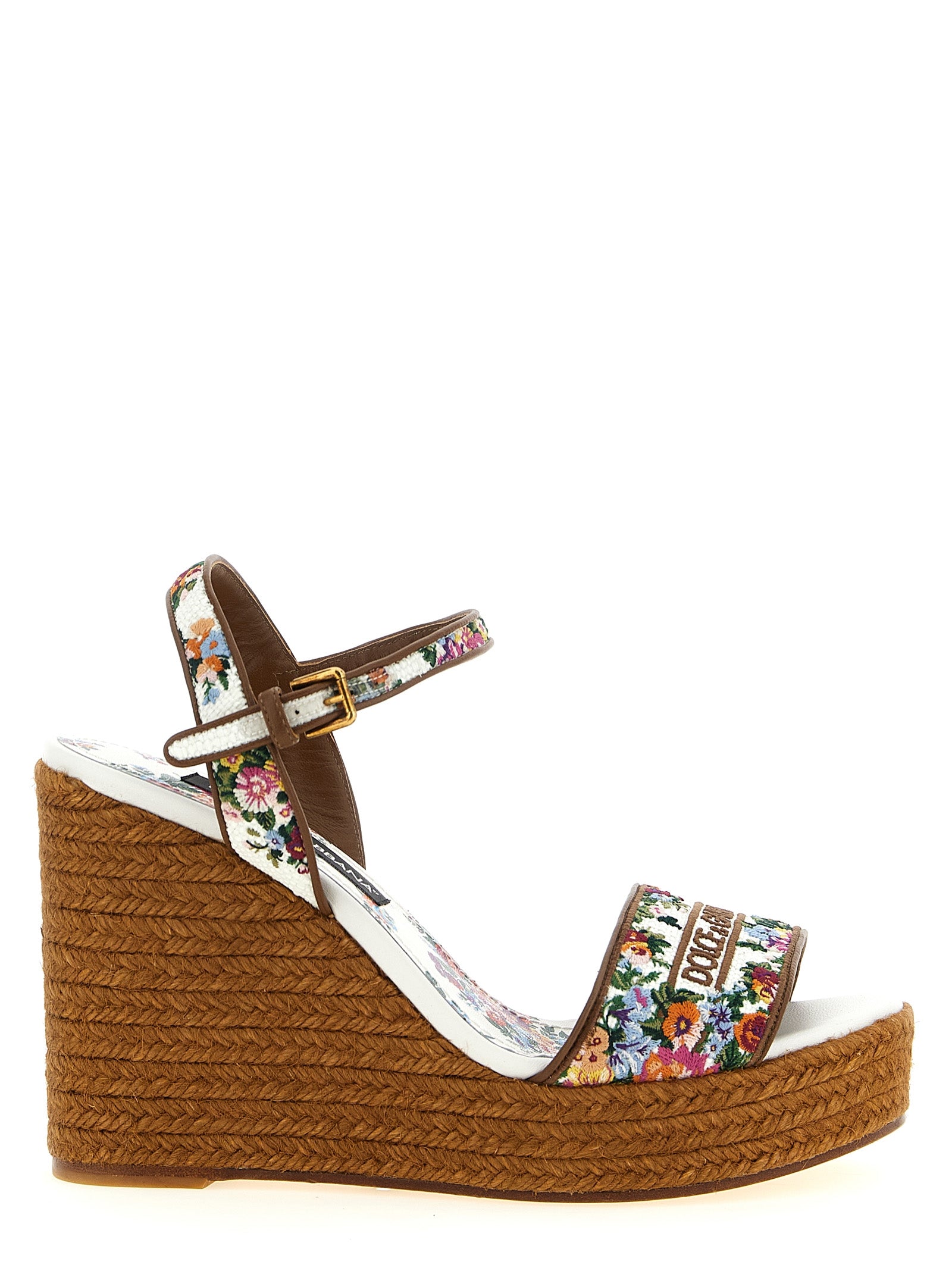 Dolce & Gabbana Multicolor Polyamide Wedge Women's Sandals