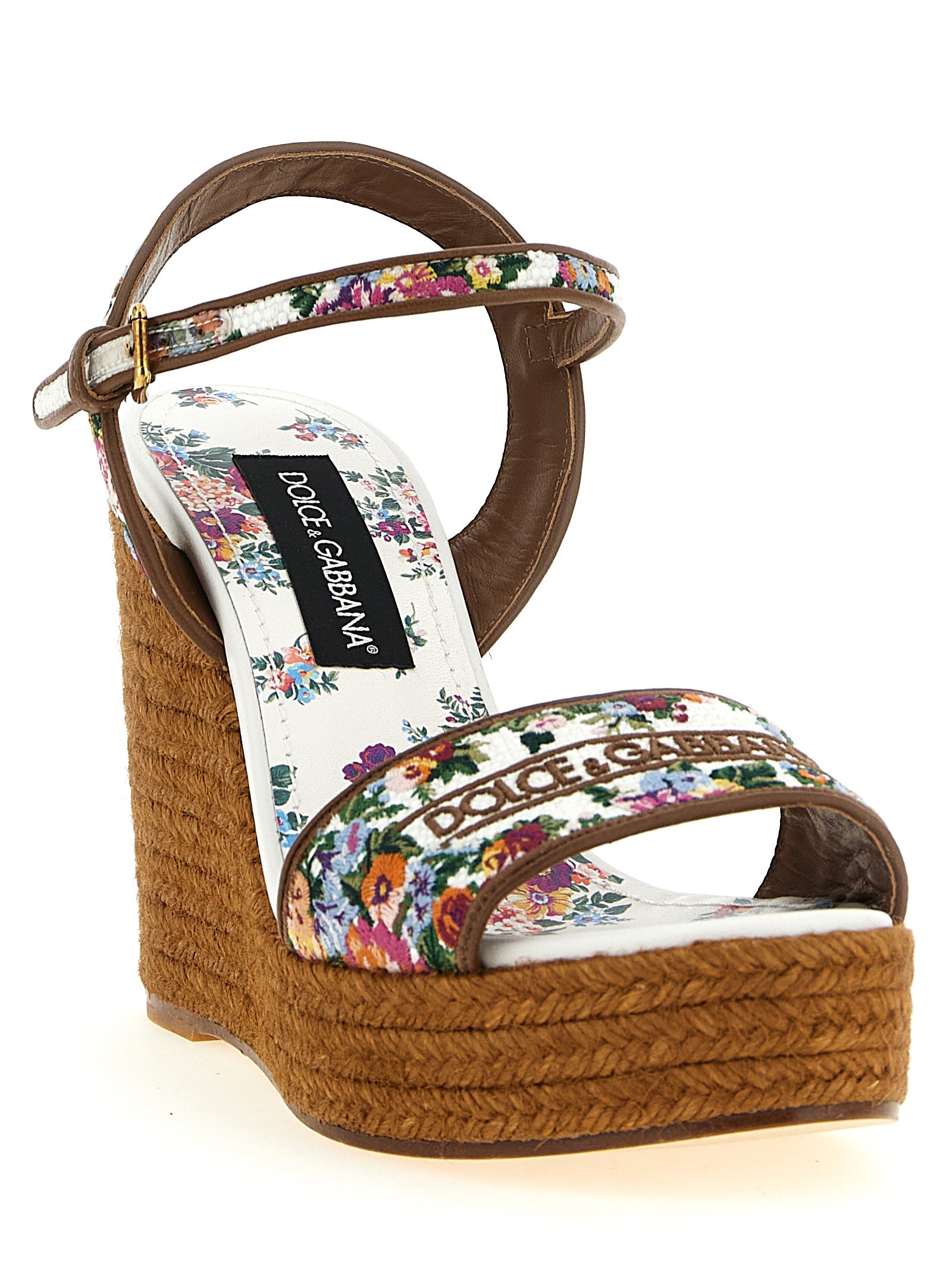 Dolce & Gabbana Multicolor Polyamide Wedge Women's Sandals