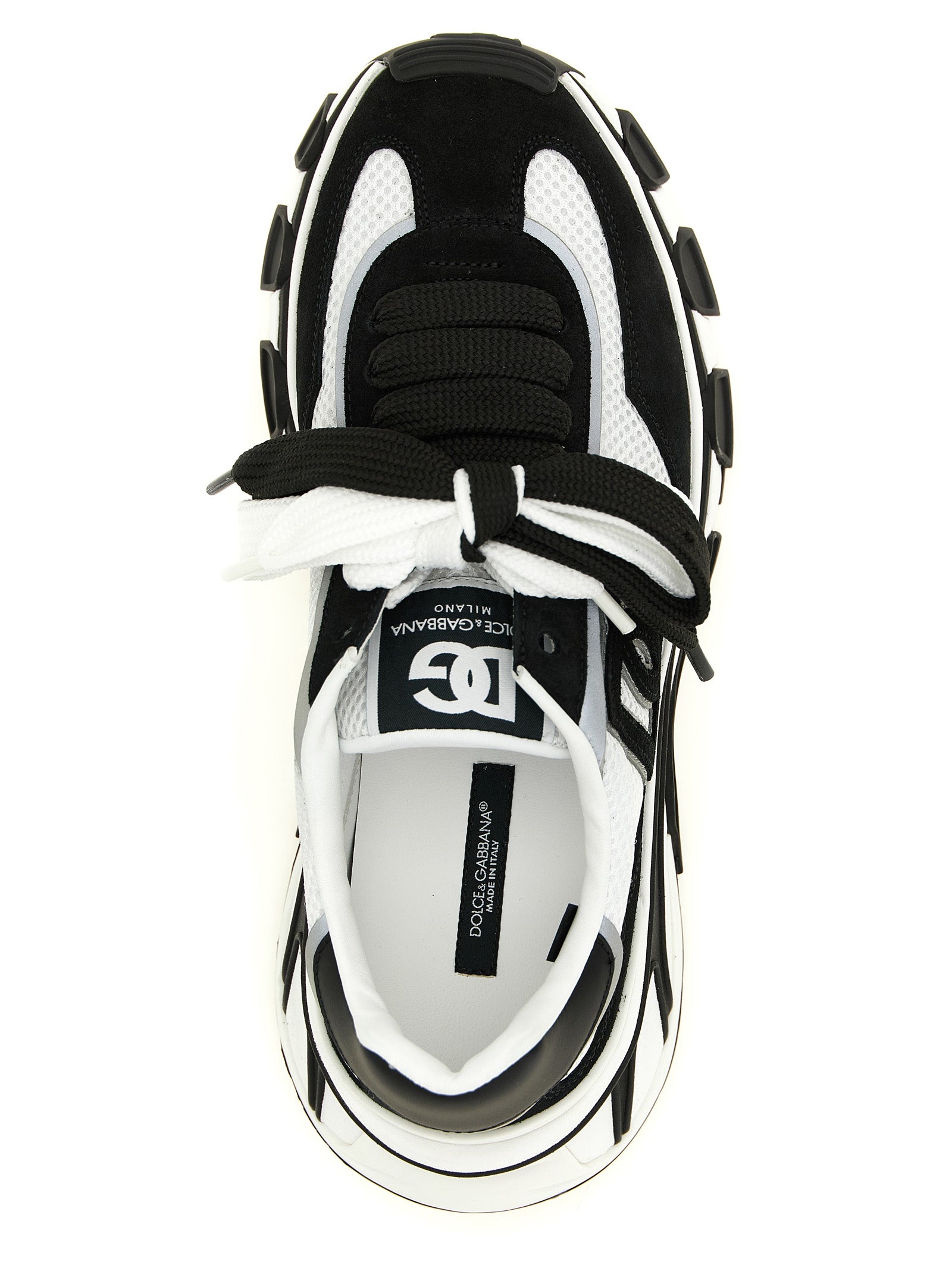 Dolce & Gabbana Bicolor Polyester Athletic Women's Sneakers