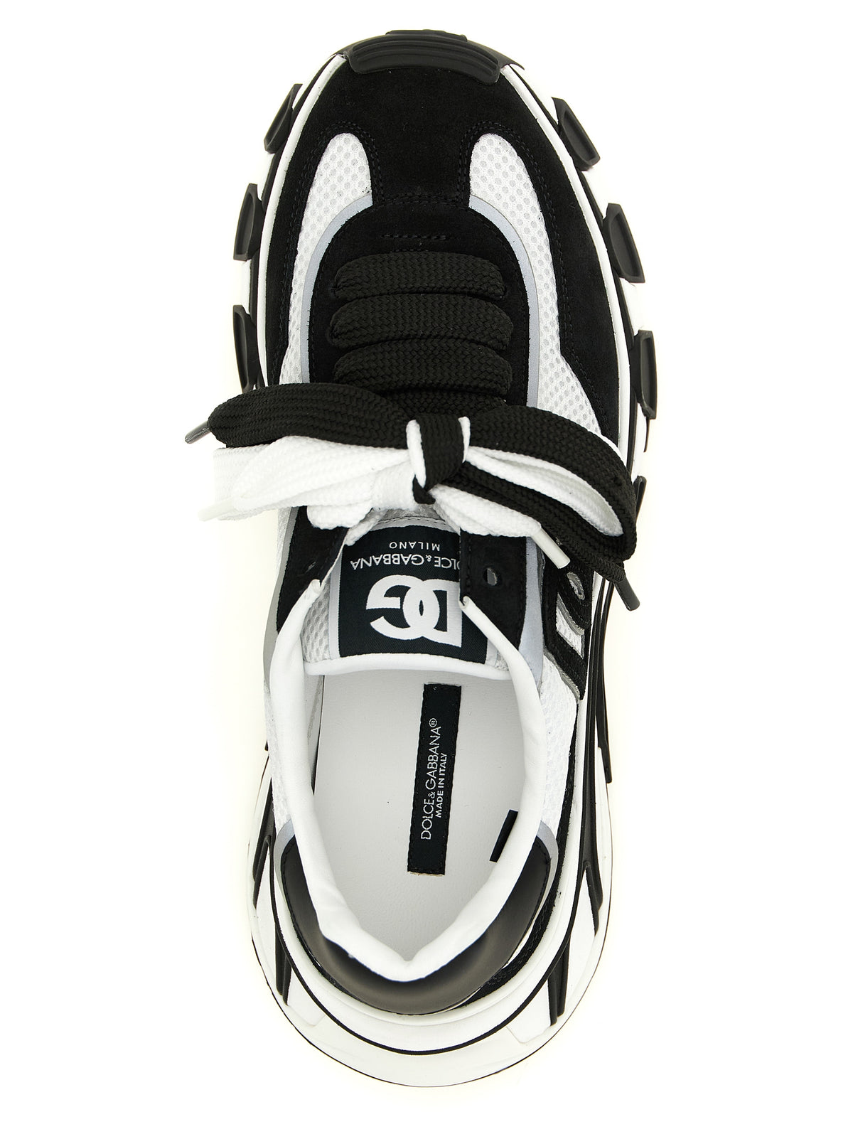 Dolce & Gabbana Bicolor Polyester Athletic Women's Sneakers