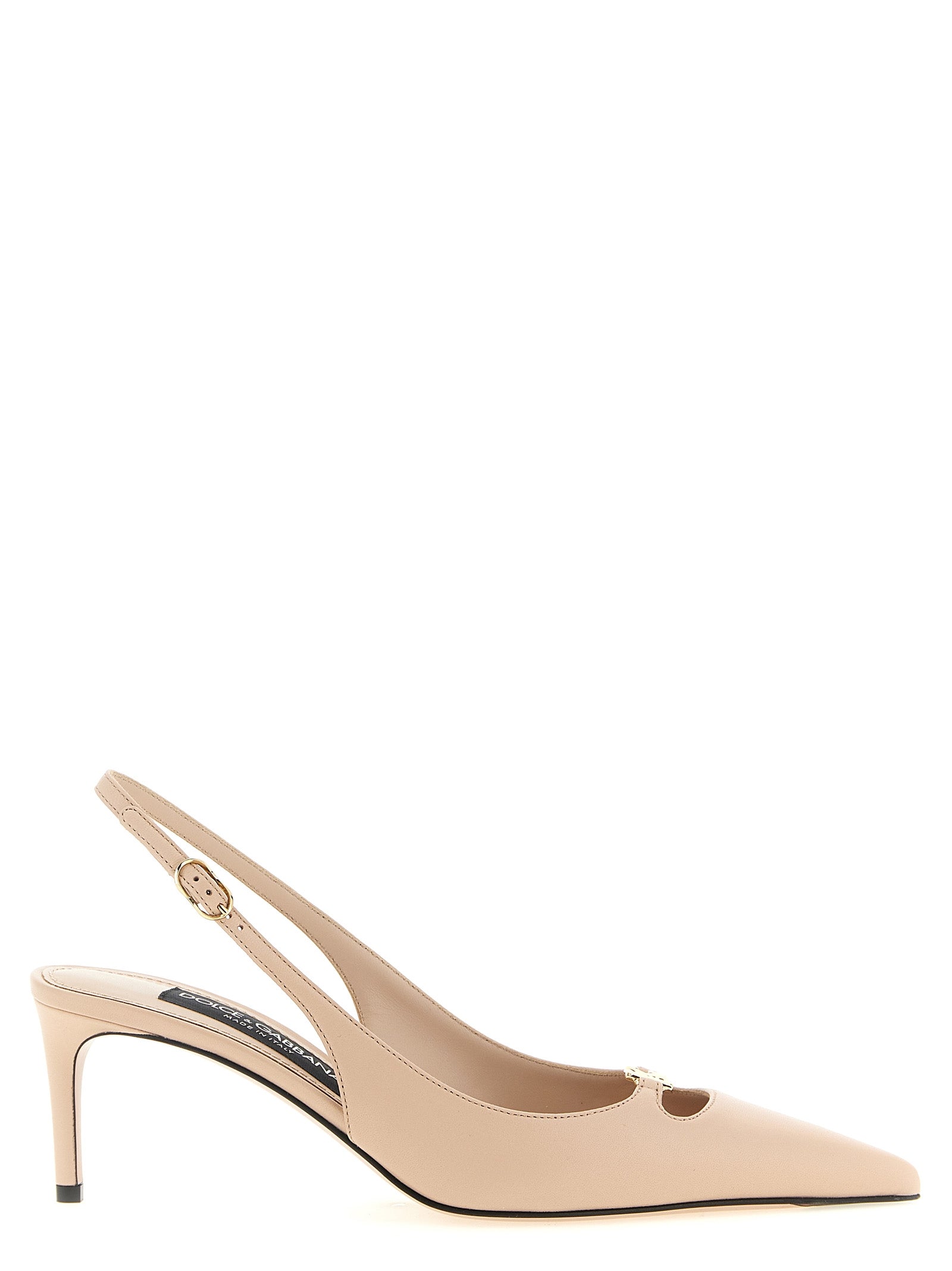 Dolce & Gabbana Multicolor Lamb Leather Mid Heel Women's Pumps