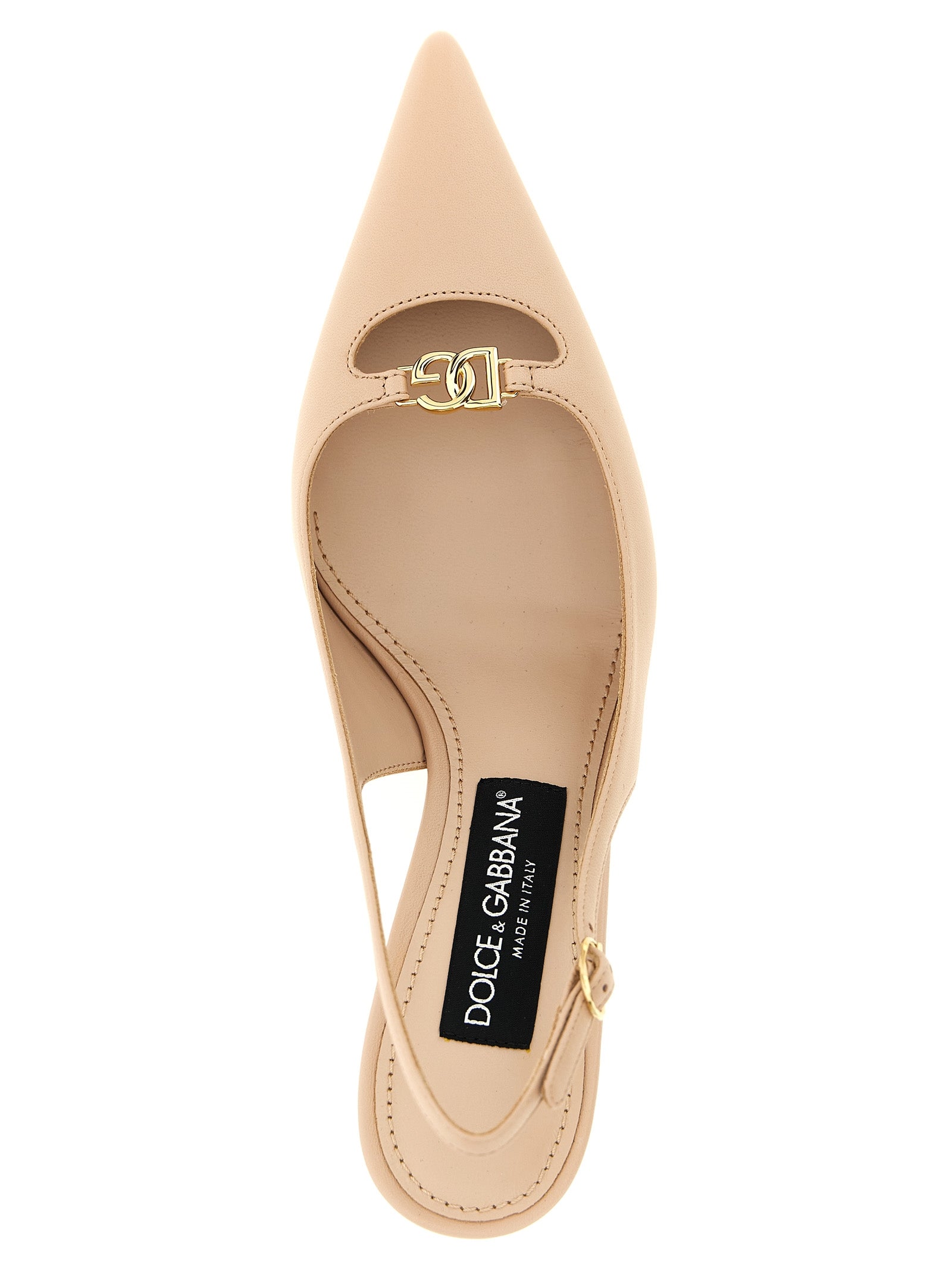 Dolce & Gabbana Multicolor Lamb Leather Mid Heel Women's Pumps