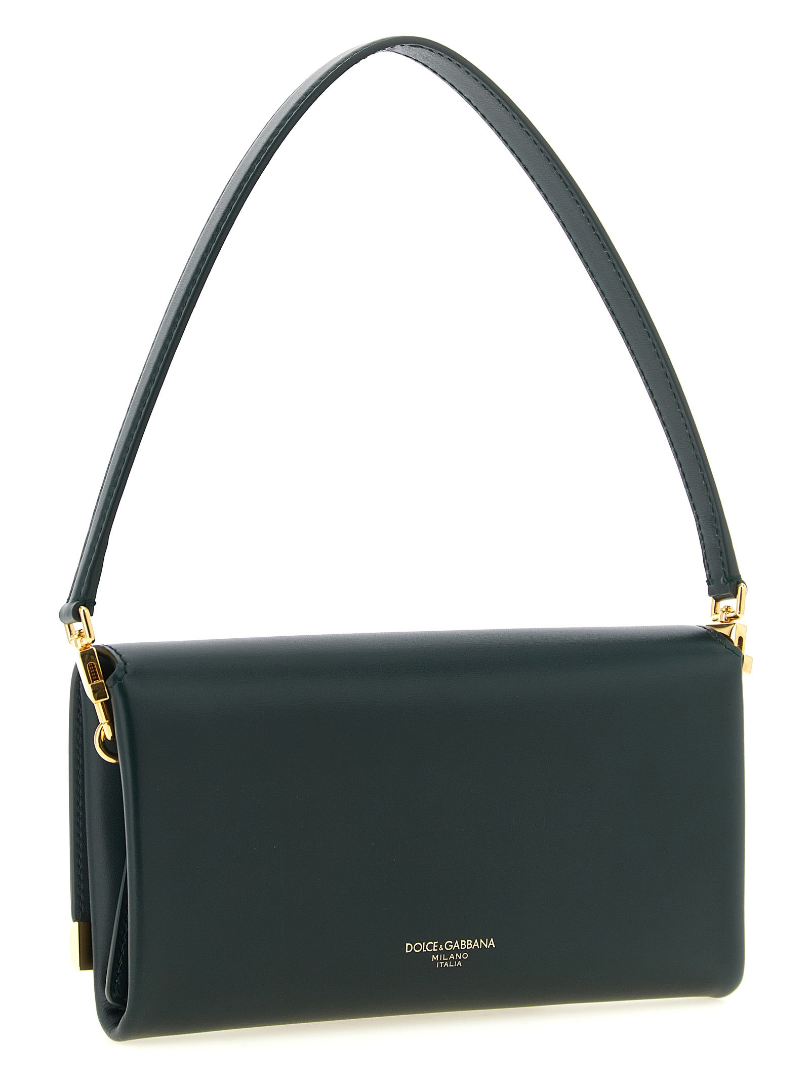 Dolce & Gabbana Bicolor Calfskin Shoulder Women's Bag