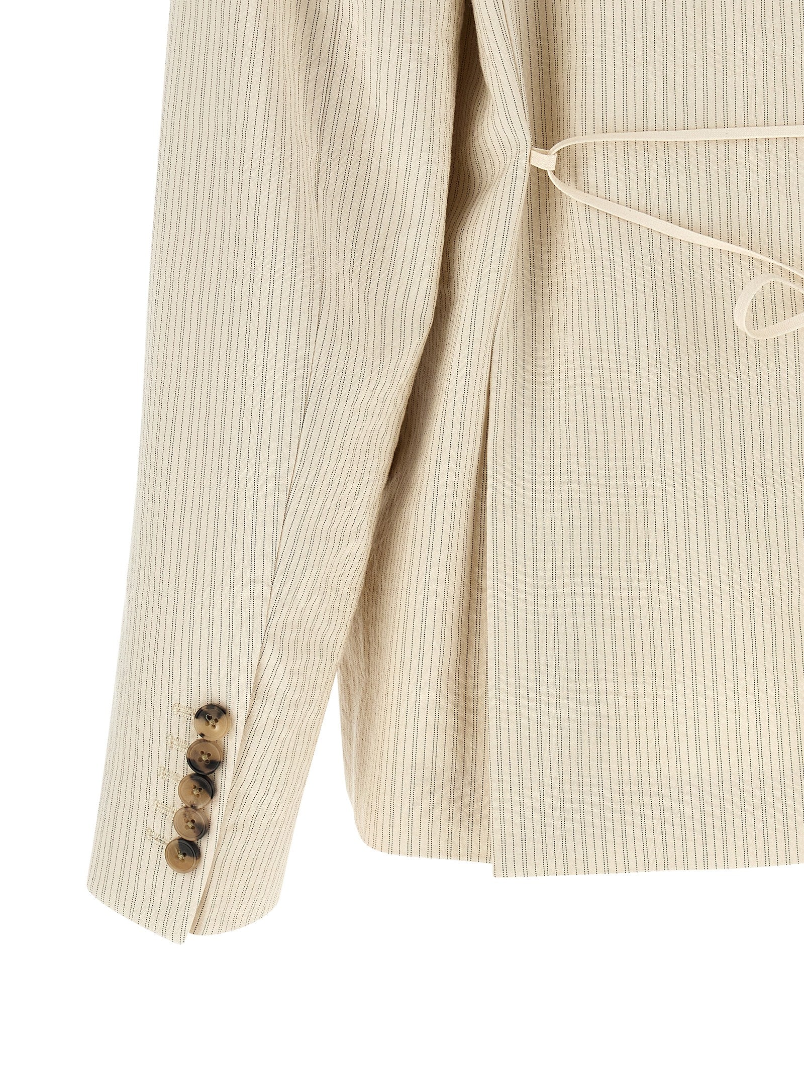 Dries Van Noten Beige Cotton Women's Blazer