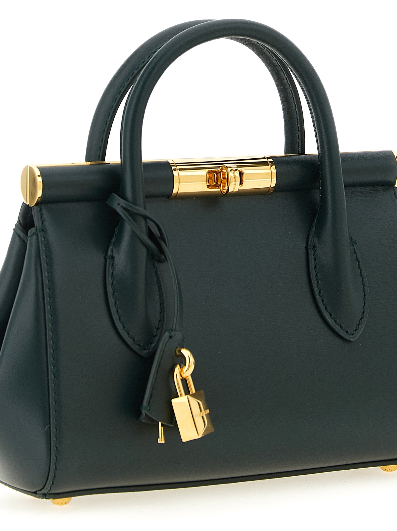 Dolce & Gabbana Bicolor Calfskin Women's Handbag