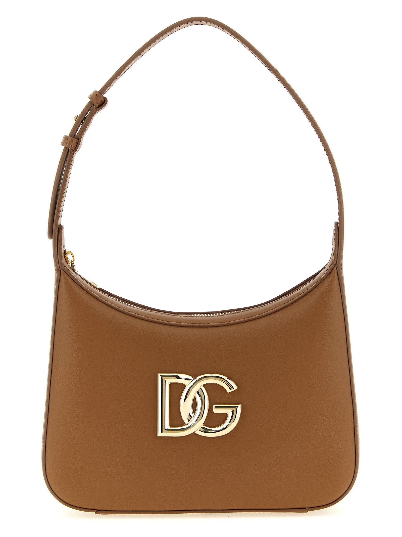 Dolce & Gabbana Brown Calfskin Shoulder Women's Bag