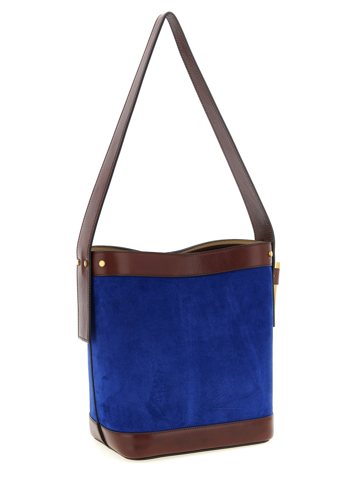Versace Blue Calfskin Shoulder Women's Bag