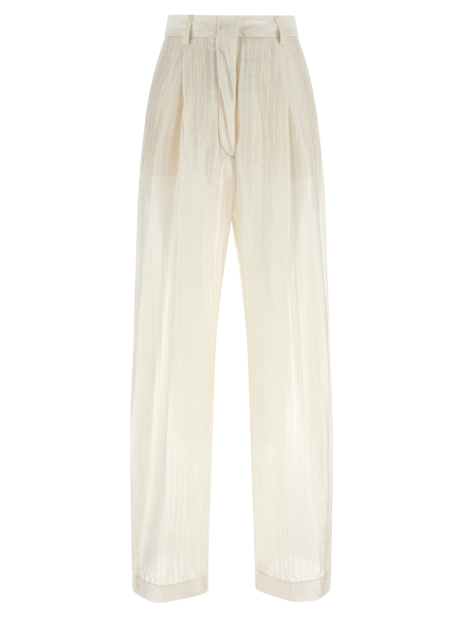 THELATEST Beige Elastane Women's Pants