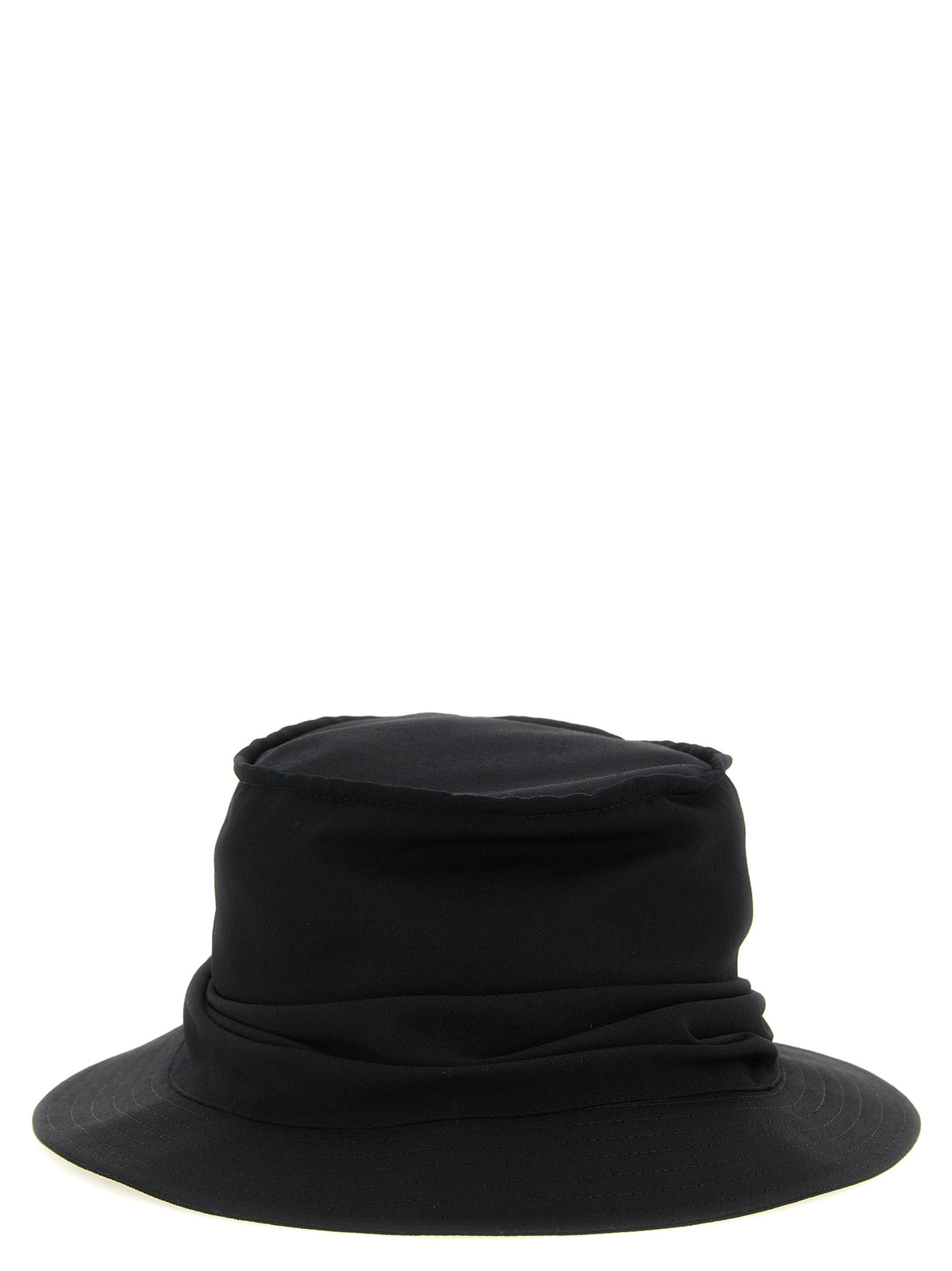 Yohji Yamamoto Black Wool Bucket Men's Hat