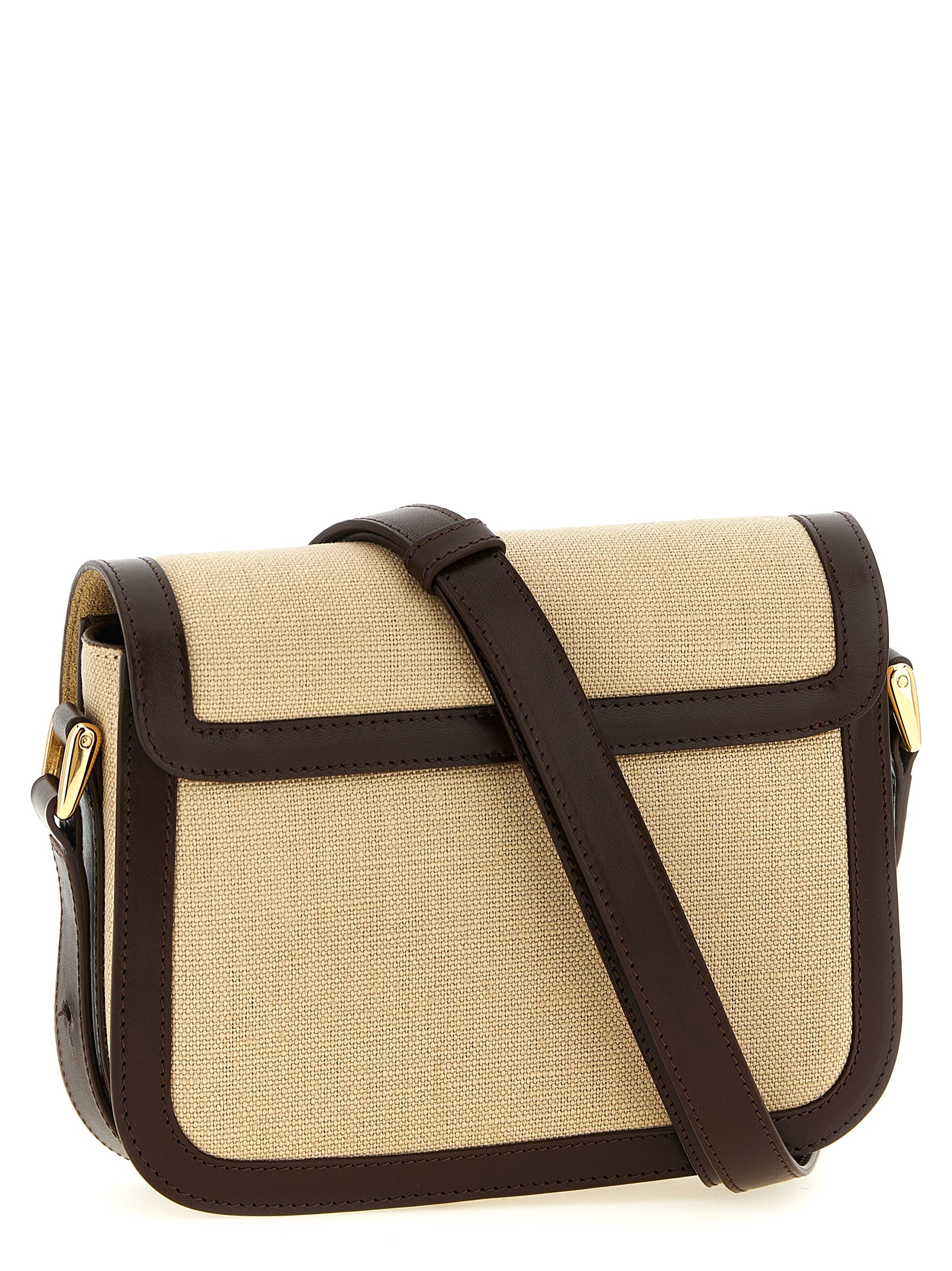 A.P.C. Beige Cotton Crossbody Women's Bag