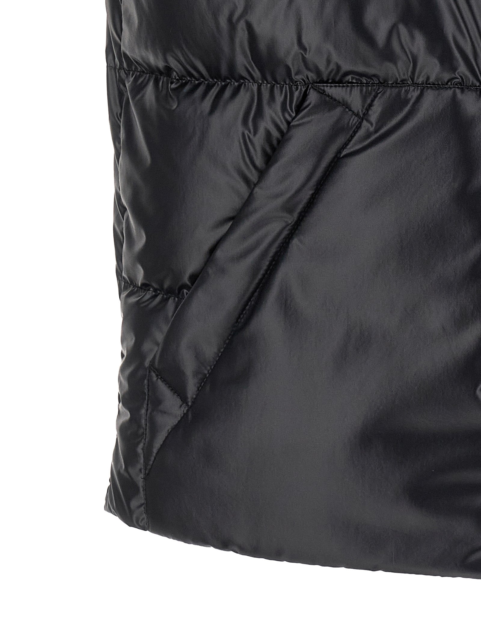 Moncler Blue Polyester Sleeveless Men's Jacket