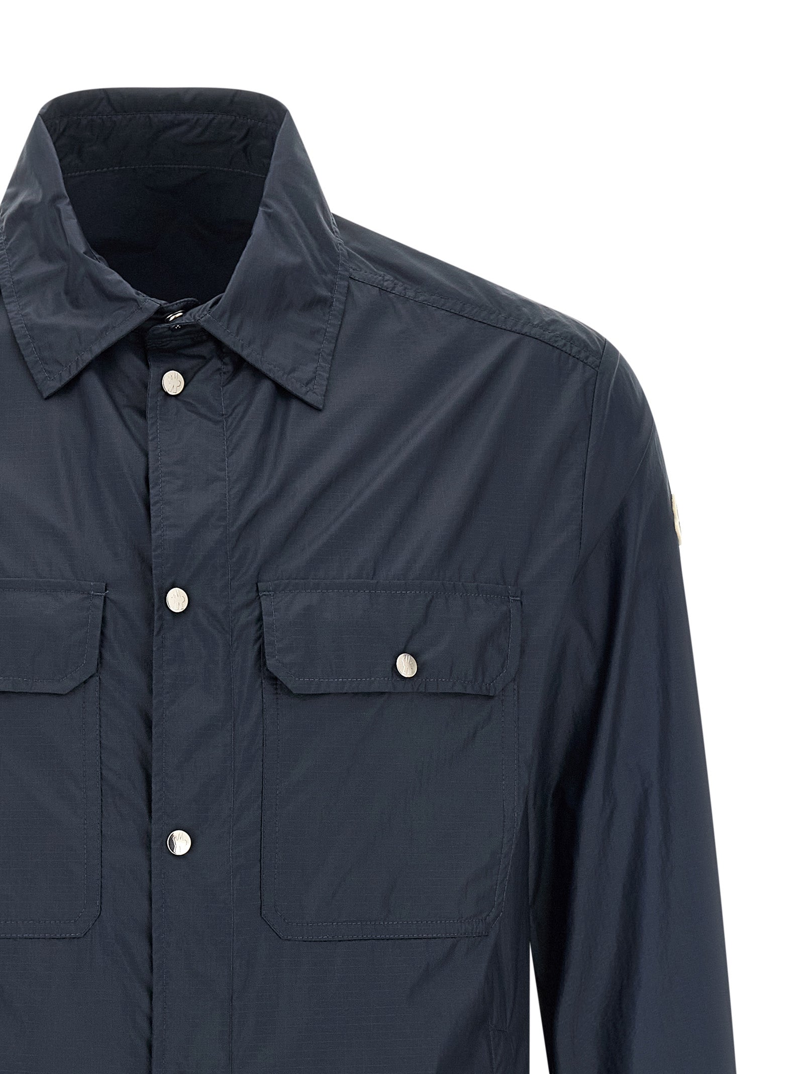 Moncler Blue Polyamide Men's Blouse