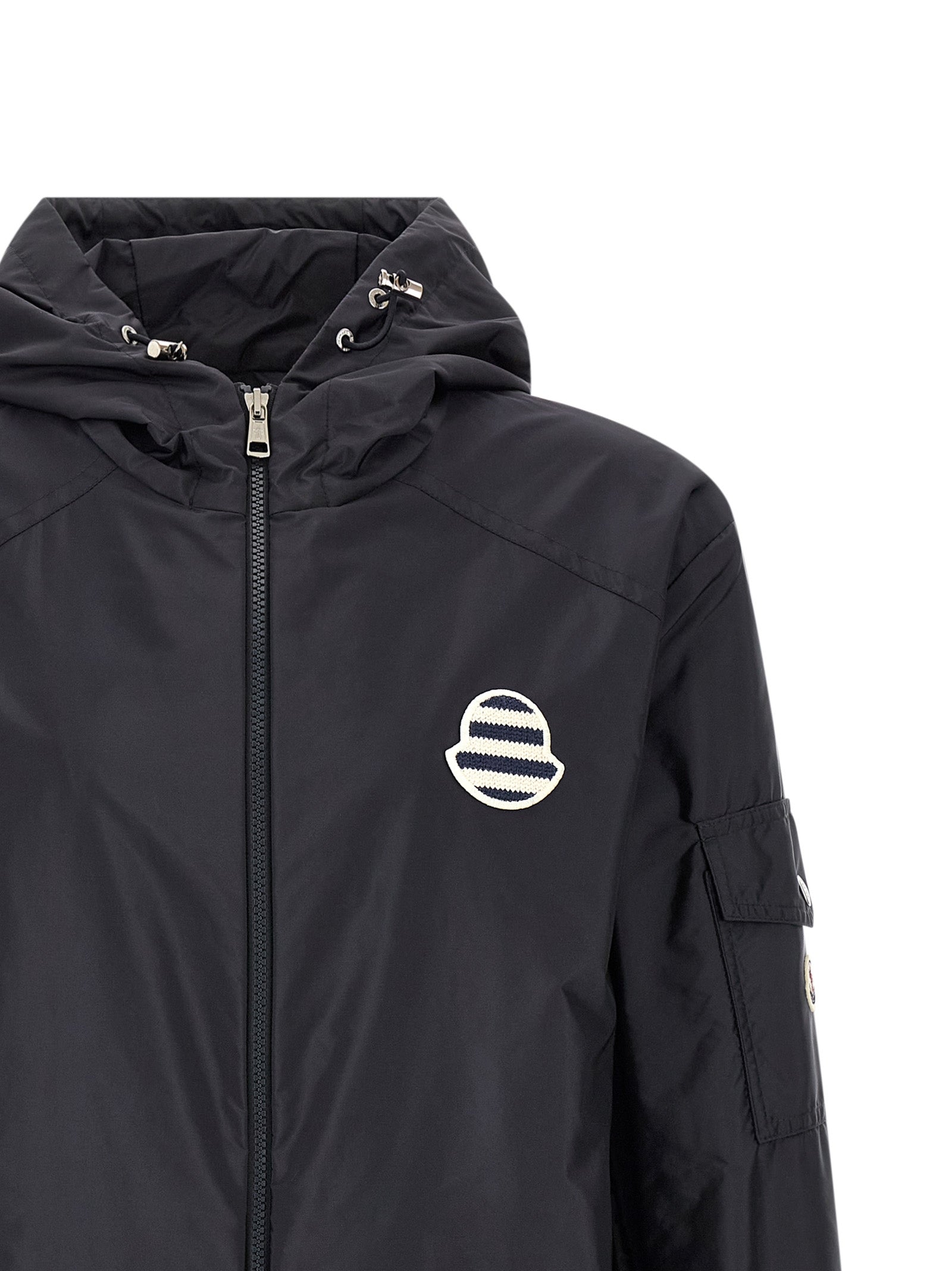 Moncler Blue Polyamide Shell Men's Jacket