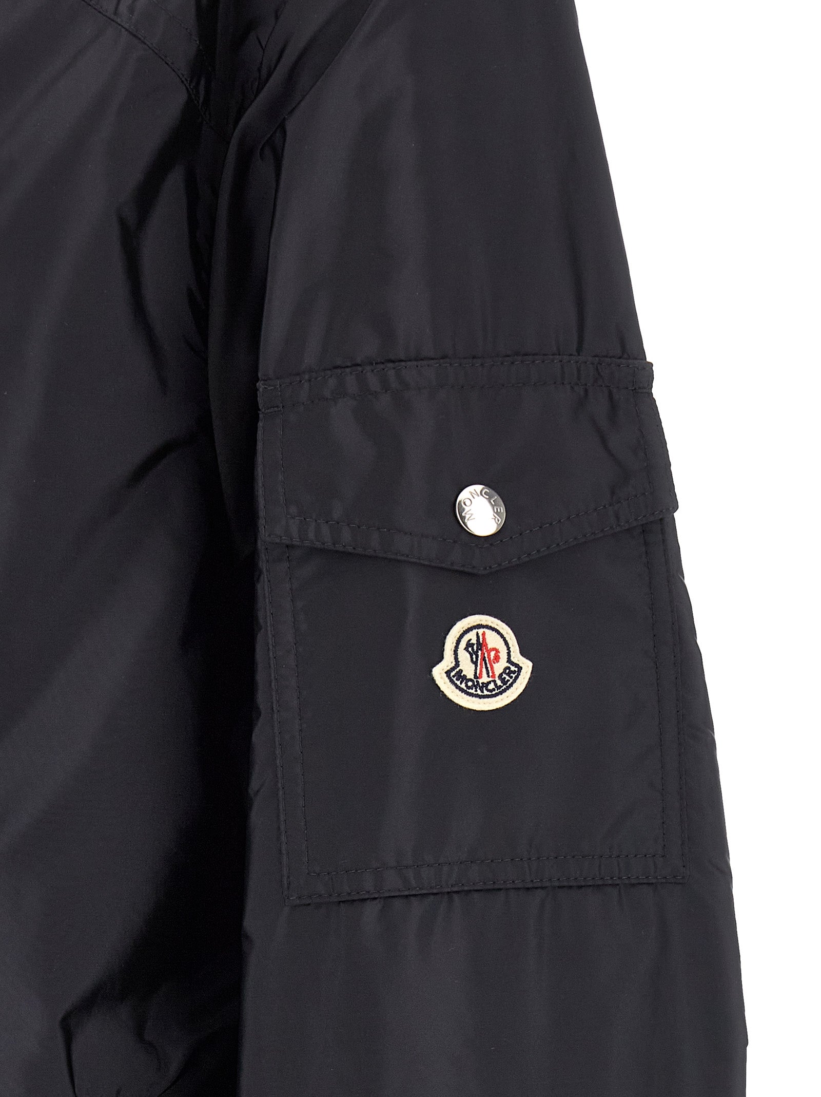 Moncler Blue Polyamide Shell Men's Jacket