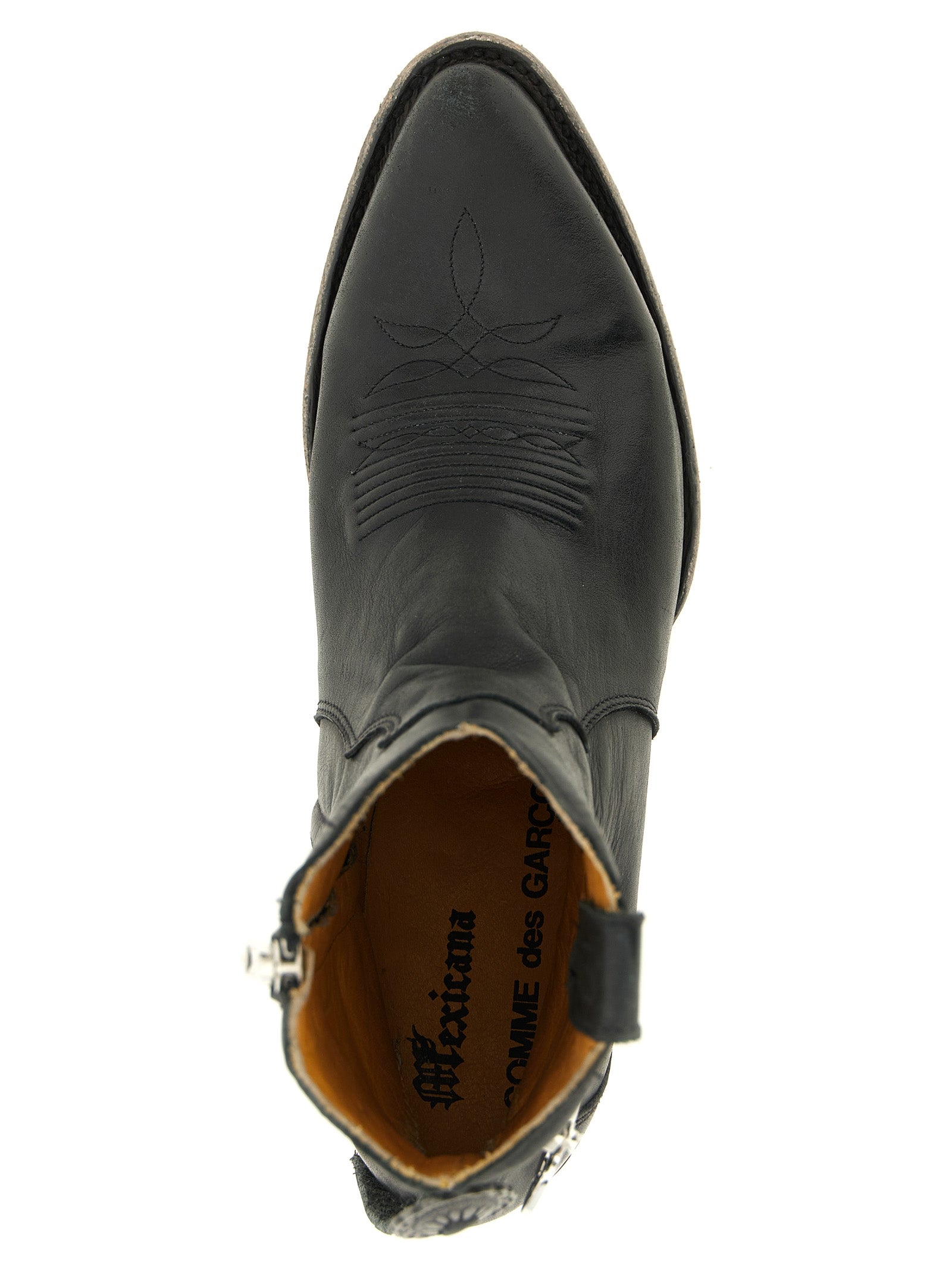 Comme Des Garçons Black Cowhide Chelsea Women's Boots