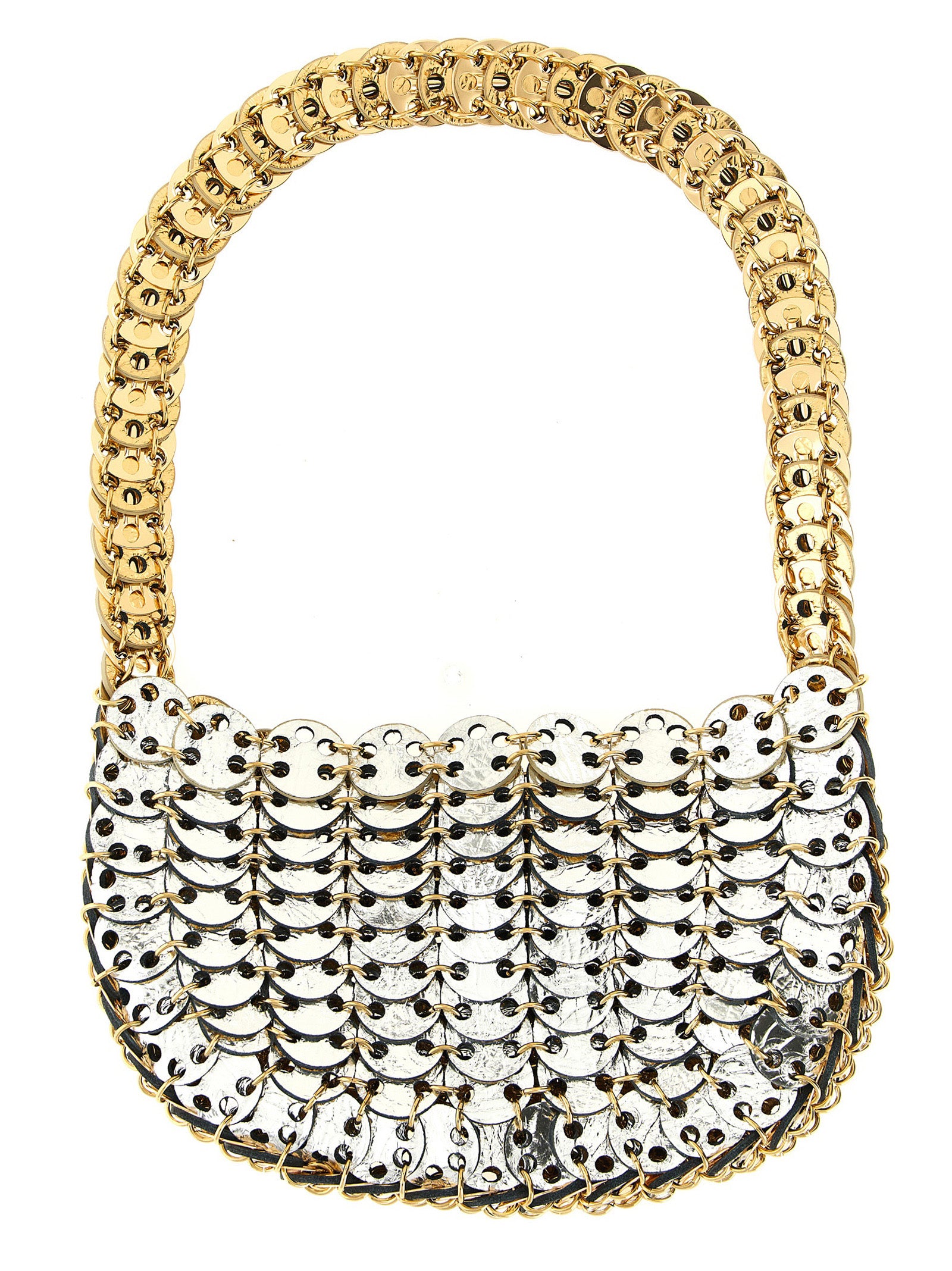 Paco Rabanne Multicolor Calfskin Shoulder Women's Bag
