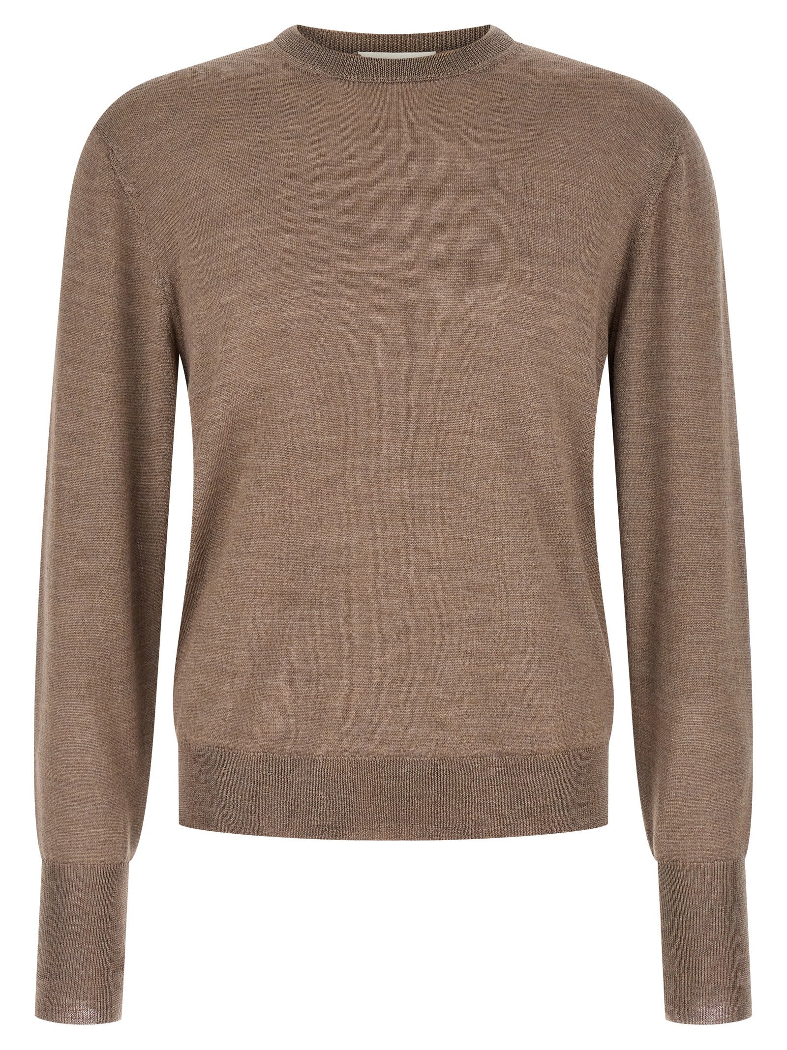 MA'RY'YA Gray Virgin Wool Men's Cardigan