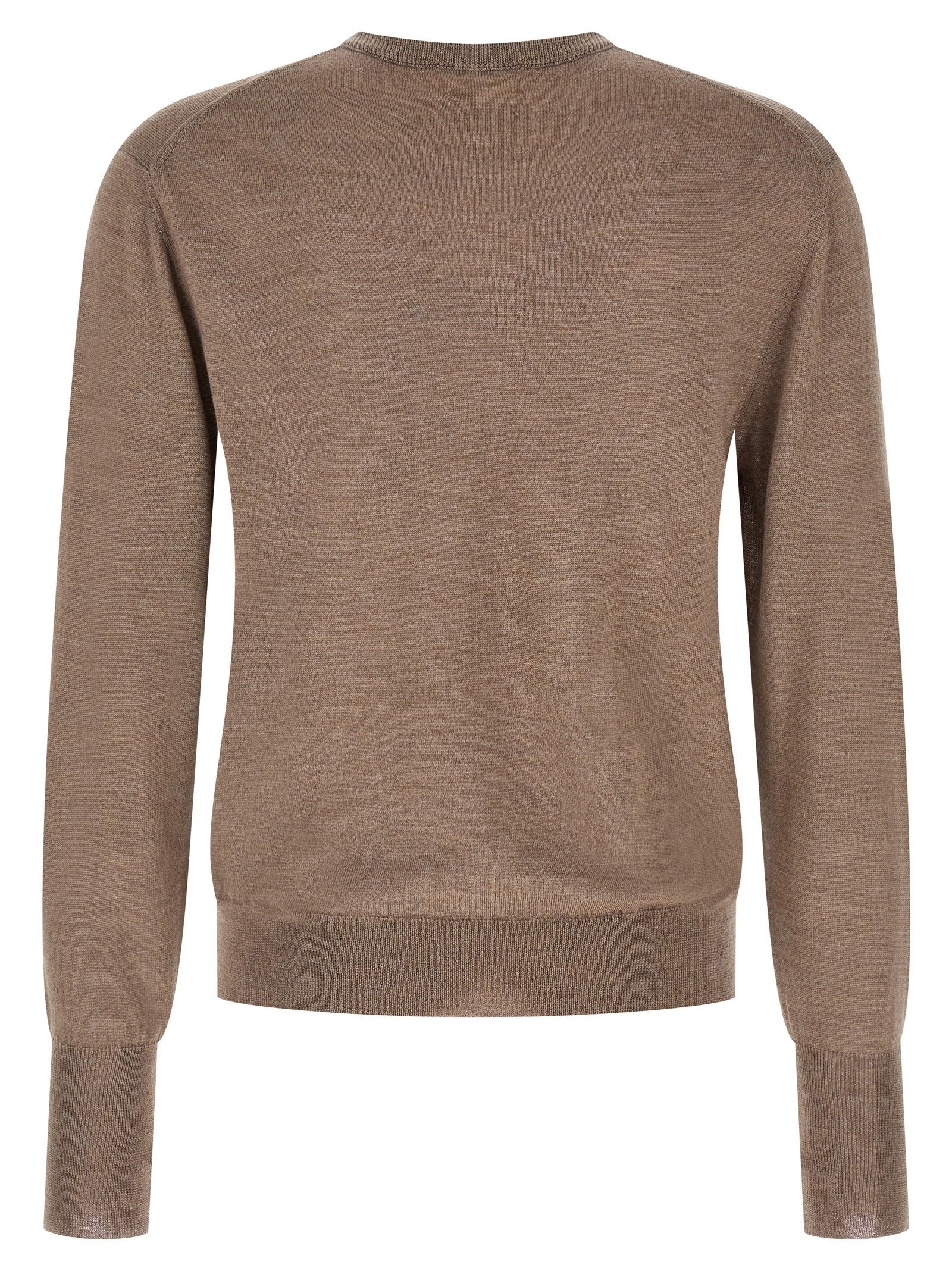 MA'RY'YA Gray Virgin Wool Men's Cardigan
