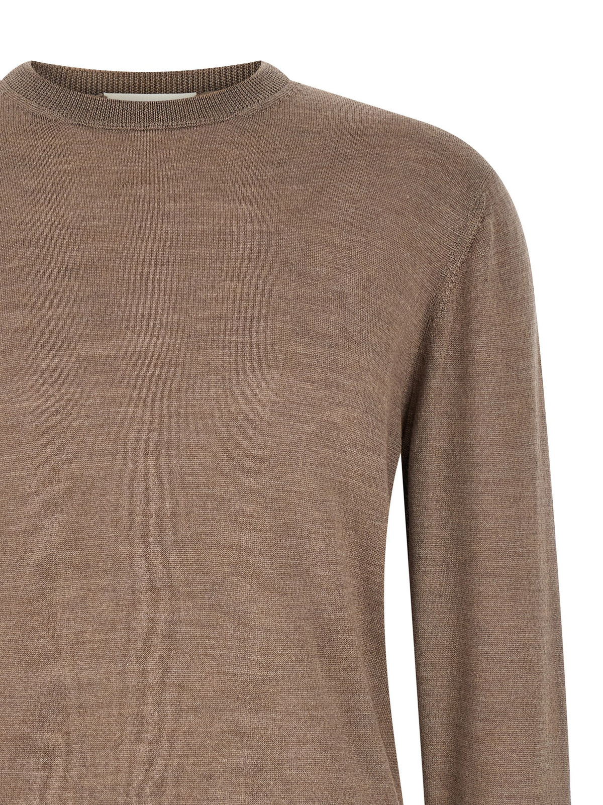MA'RY'YA Gray Virgin Wool Men's Cardigan