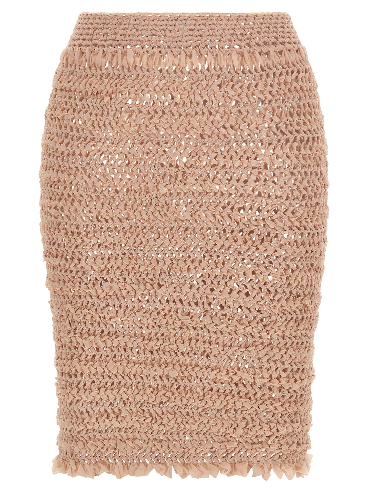 ALLIS Multicolor Polyester Midi Women's Skirt