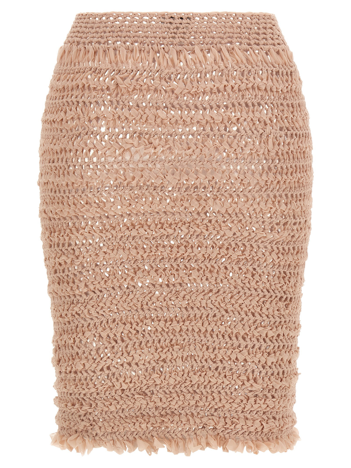 ALLIS Multicolor Polyester Midi Women's Skirt