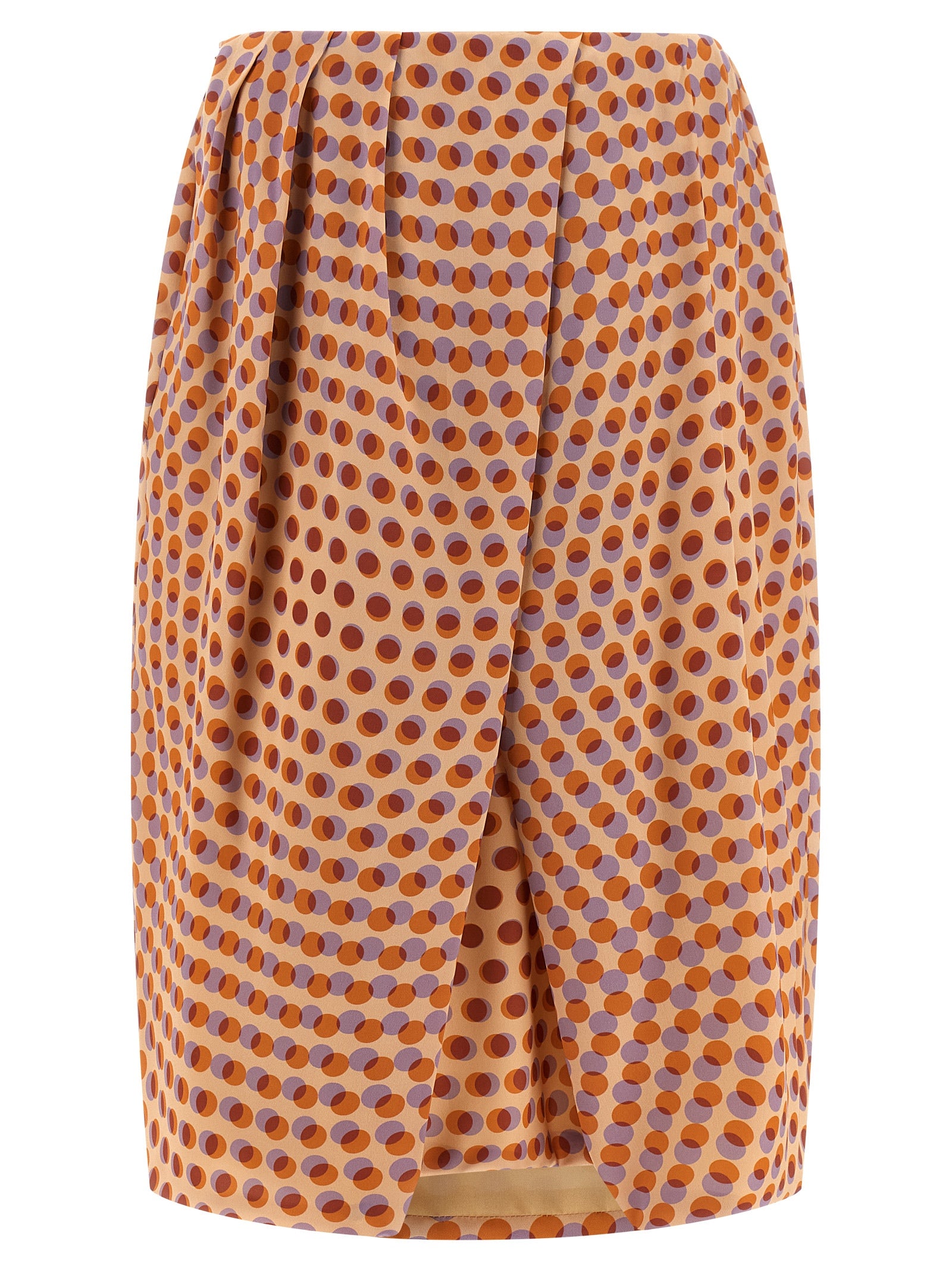 Dries Van Noten Multicolor Silk Midi Women's Skirt