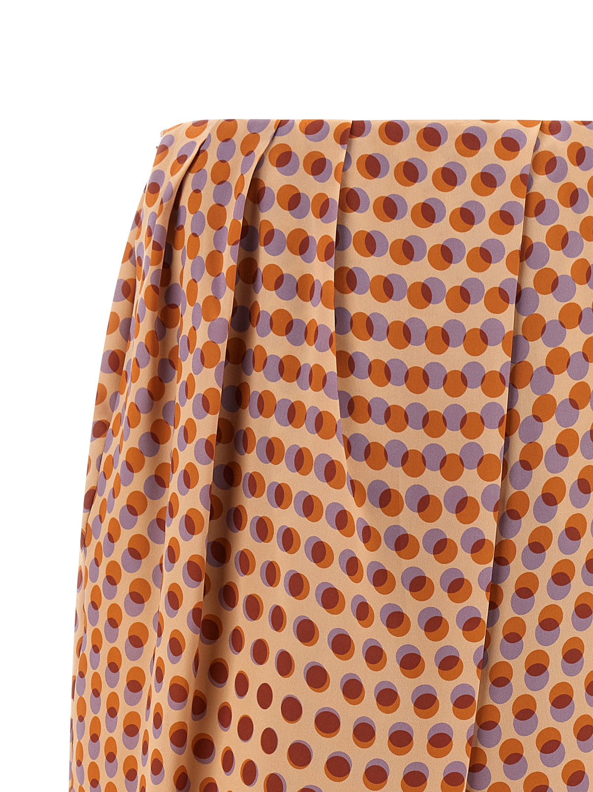 Dries Van Noten Multicolor Silk Midi Women's Skirt