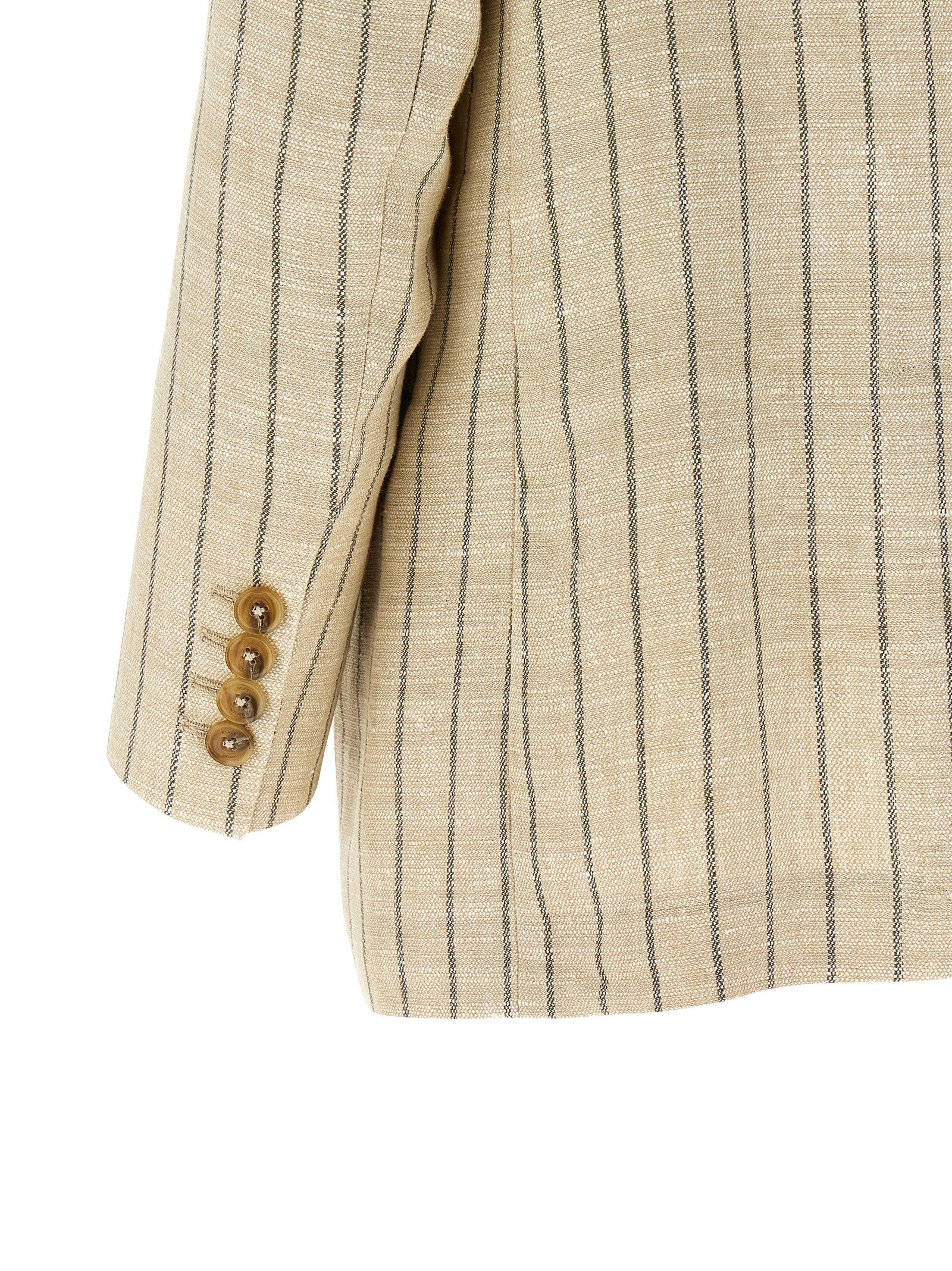 Blazé Milano Beige Cotton Women's Blazer