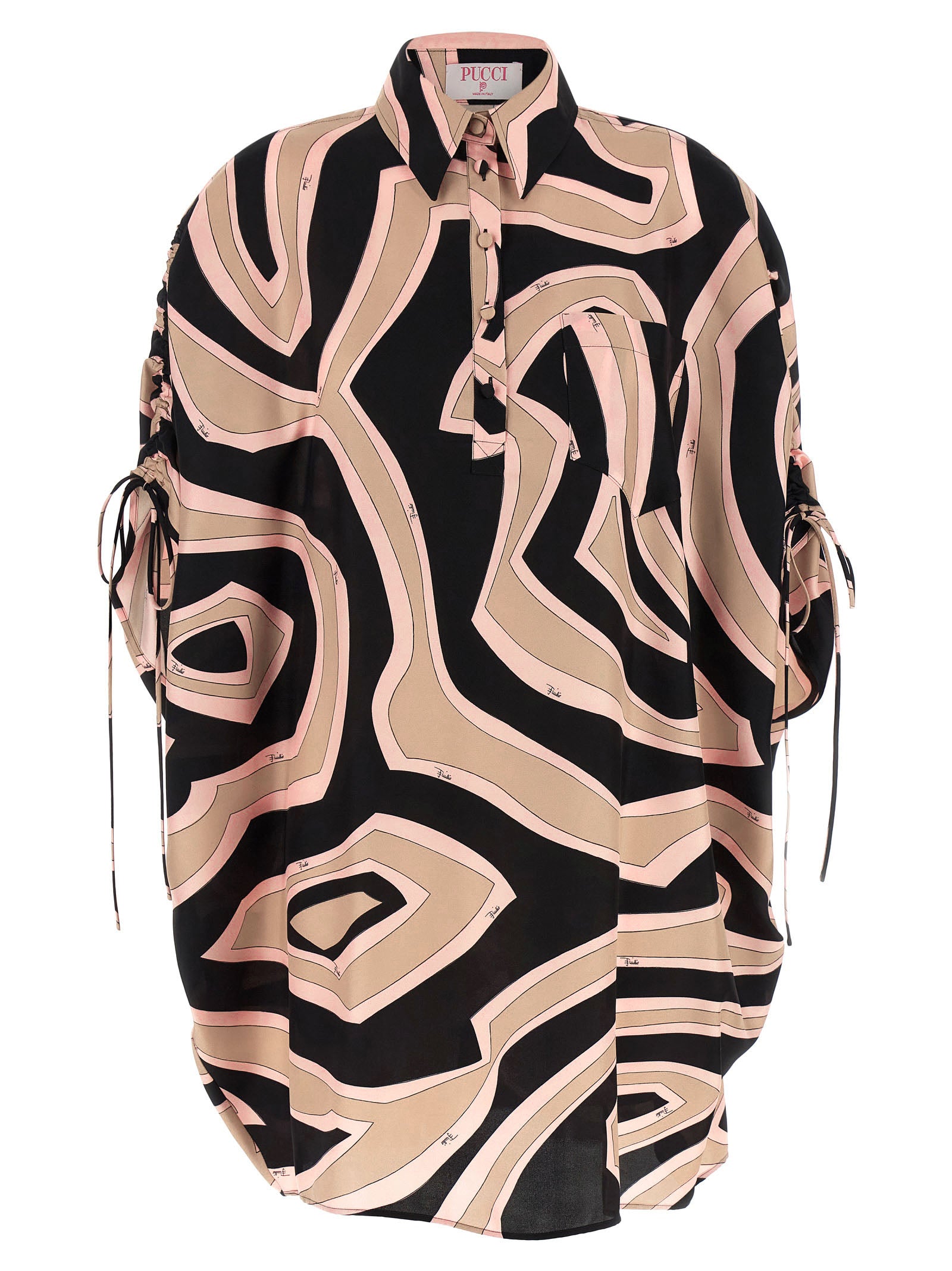 Emilio Pucci Multicolor Silk Short Women's Dress