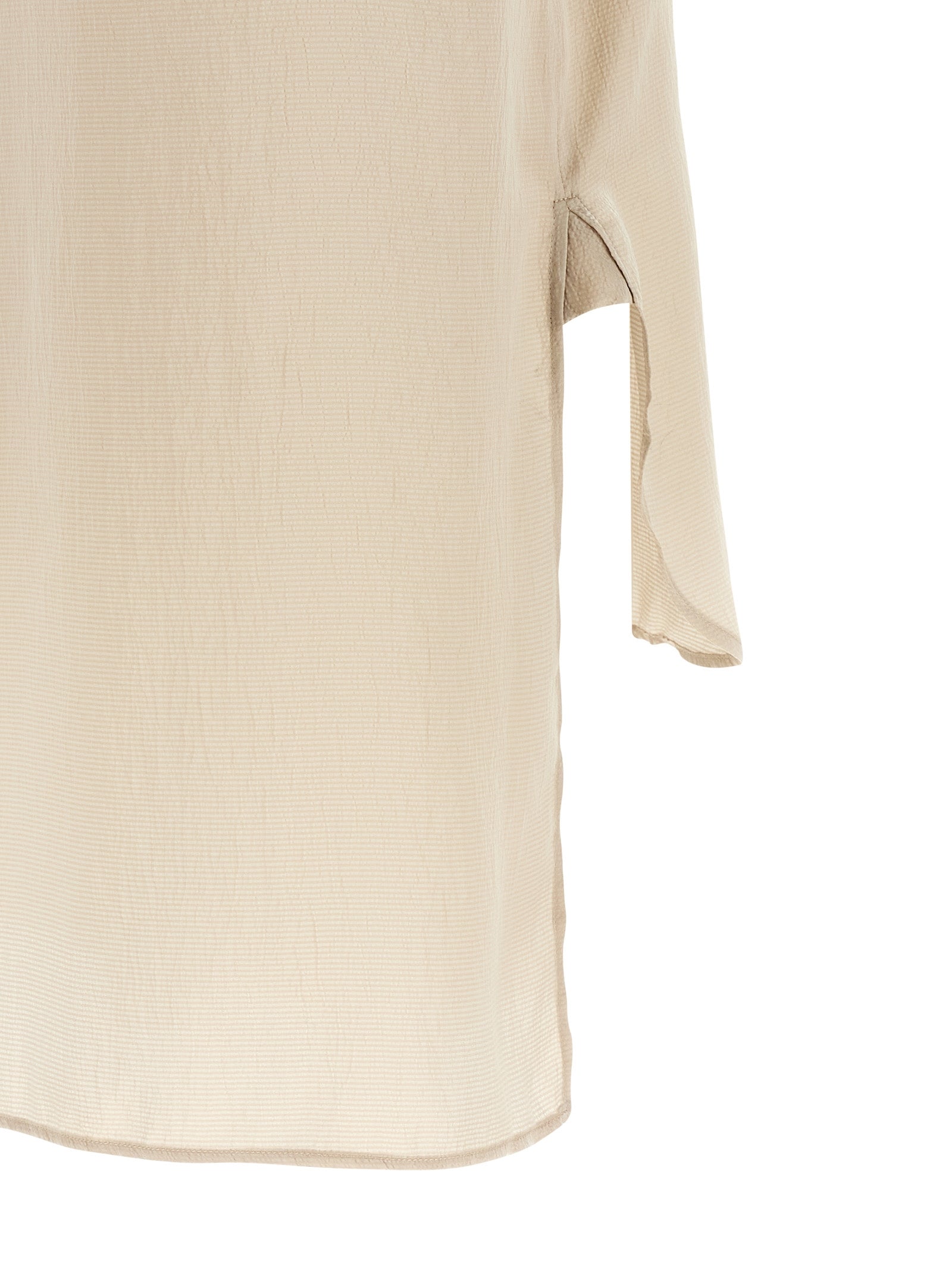 MAISON JEJIA Beige Polyester Women's Blouse
