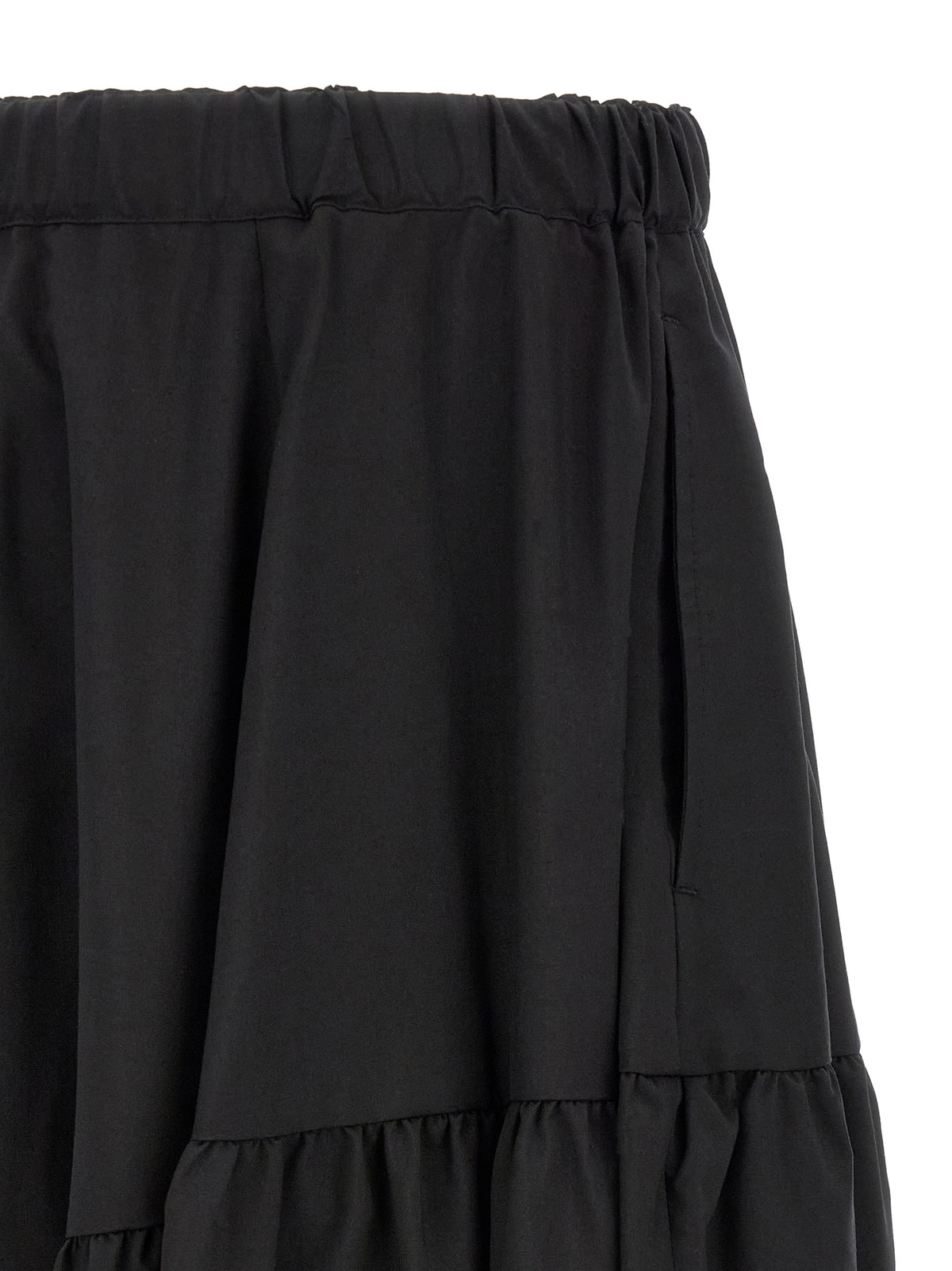 Comme Des Garçons Black Polyester Casual Men's Pants