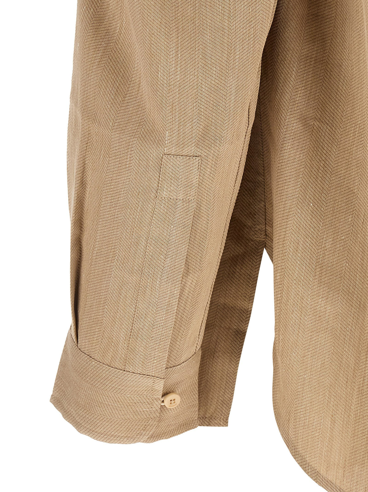 Jacquemus Beige Linen Men's Blouse