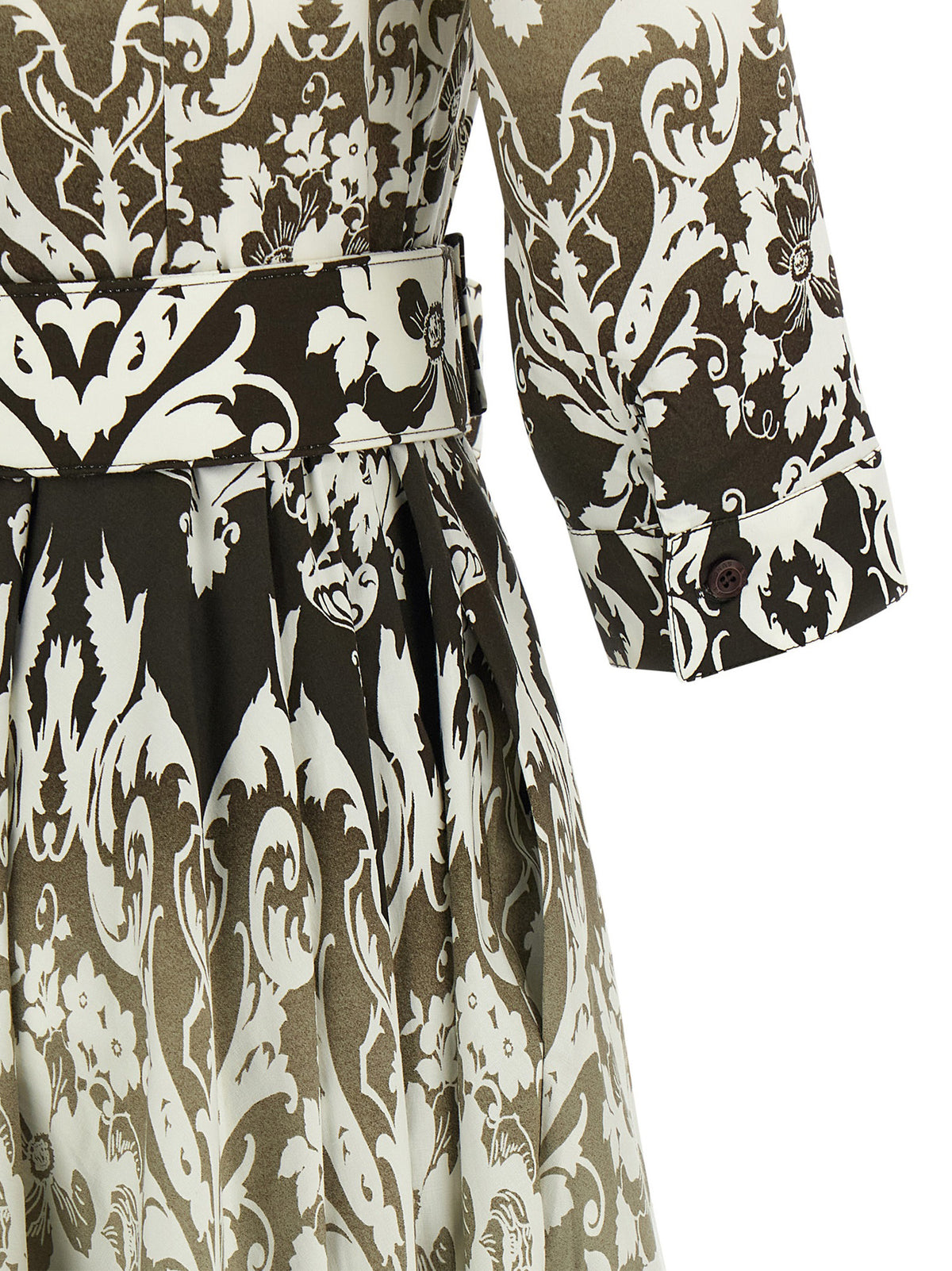 SAMANTHA SUNG Multicolor Cotton Midi Women's Dress