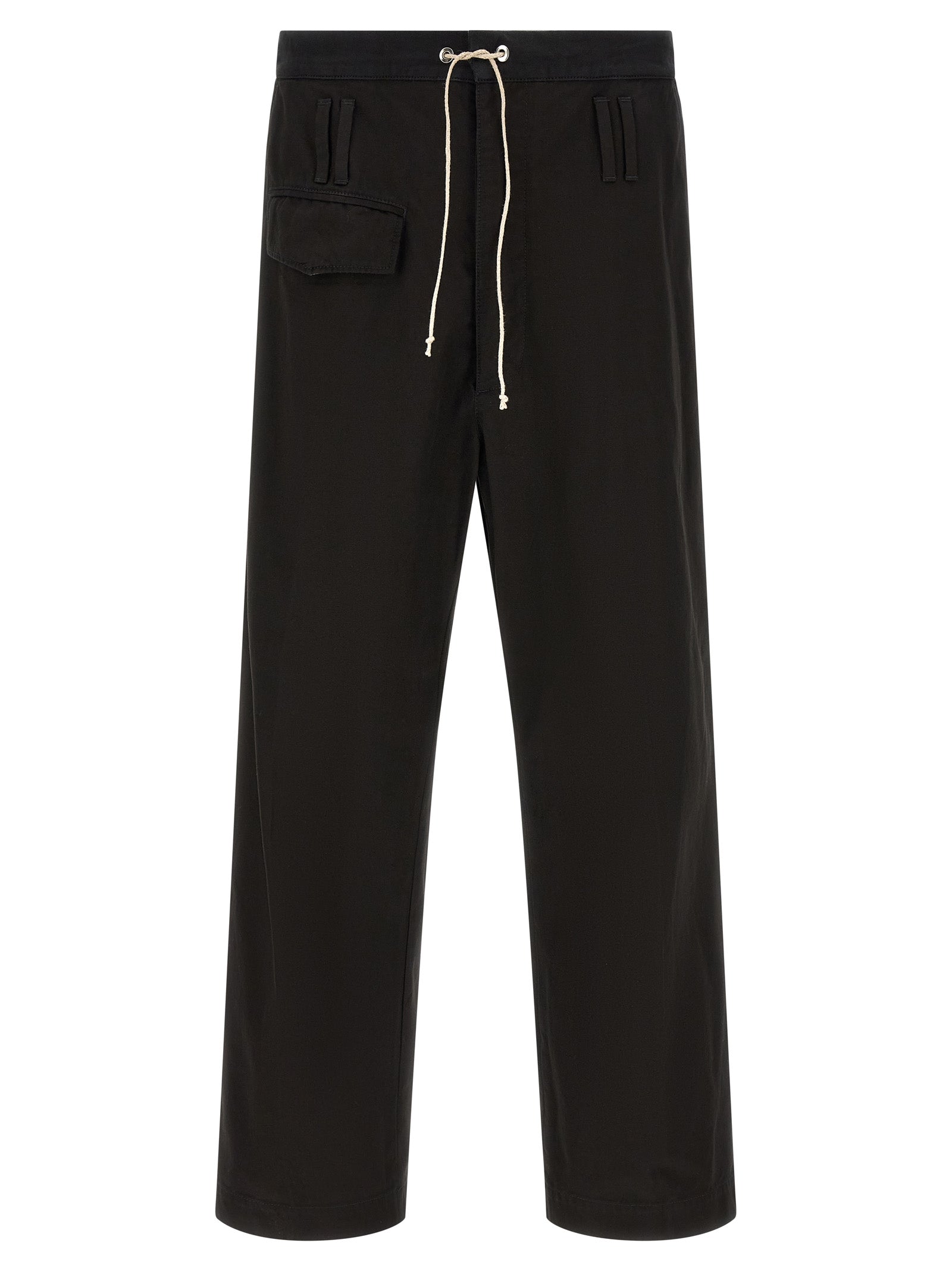 Namacheko Black Cotton Casual Men's Pants