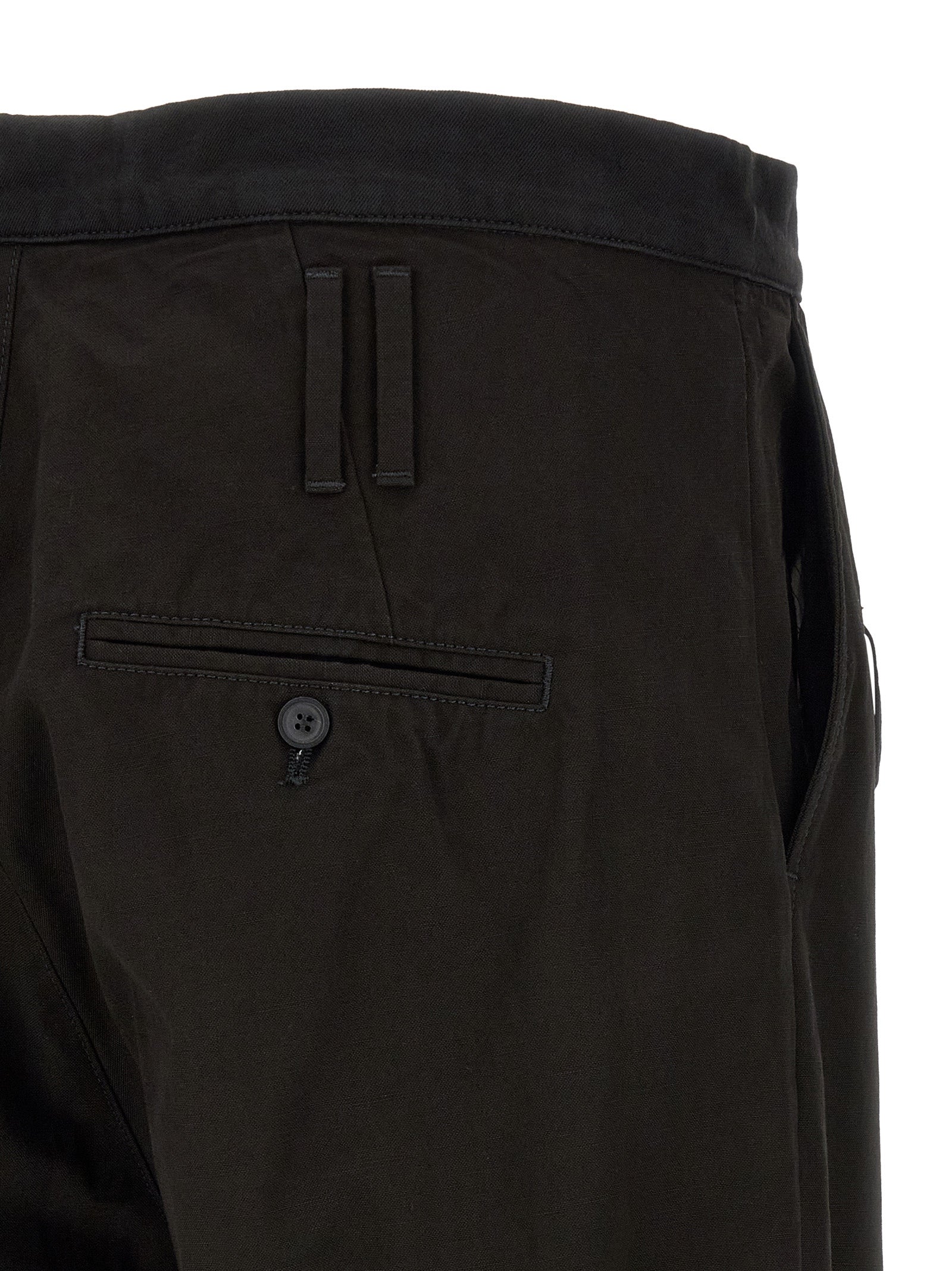 Namacheko Black Cotton Casual Men's Pants