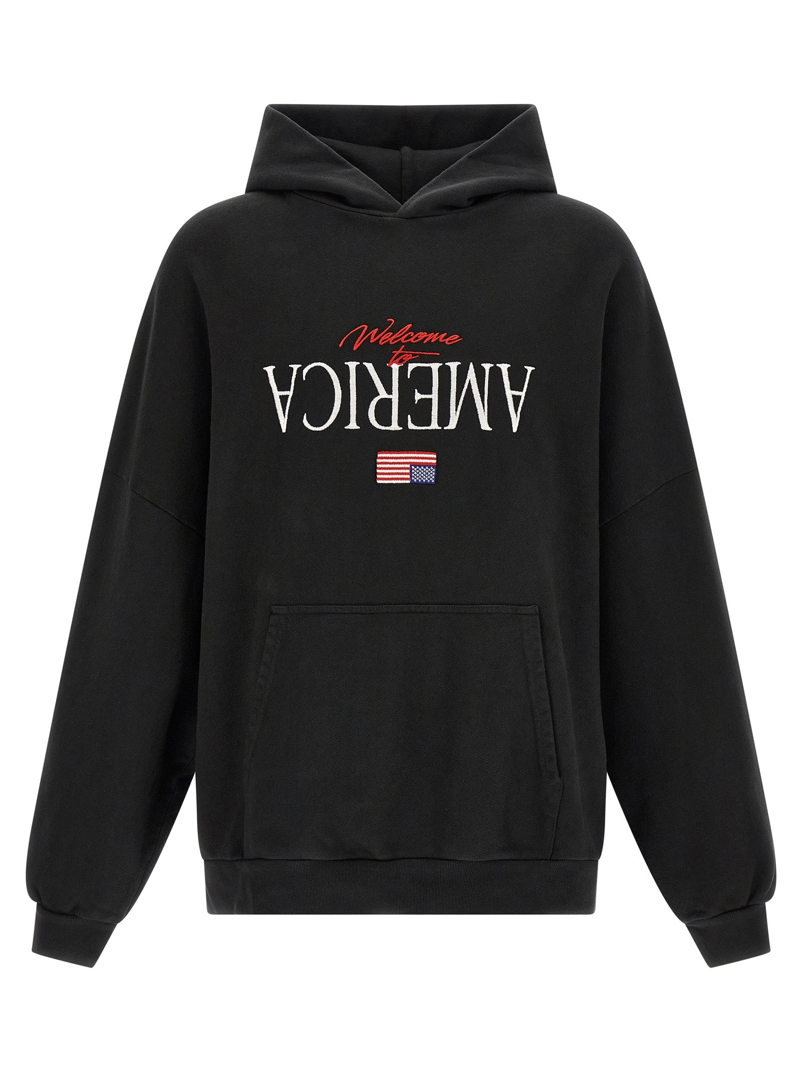 WILLY CHAVARRIA Black Cotton Men's Sweatshirt