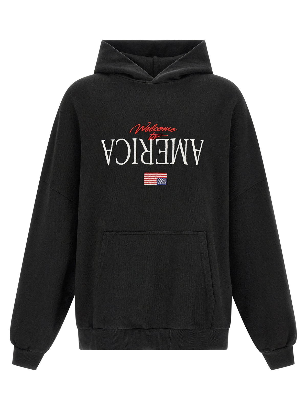 WILLY CHAVARRIA Black Cotton Men's Sweatshirt
