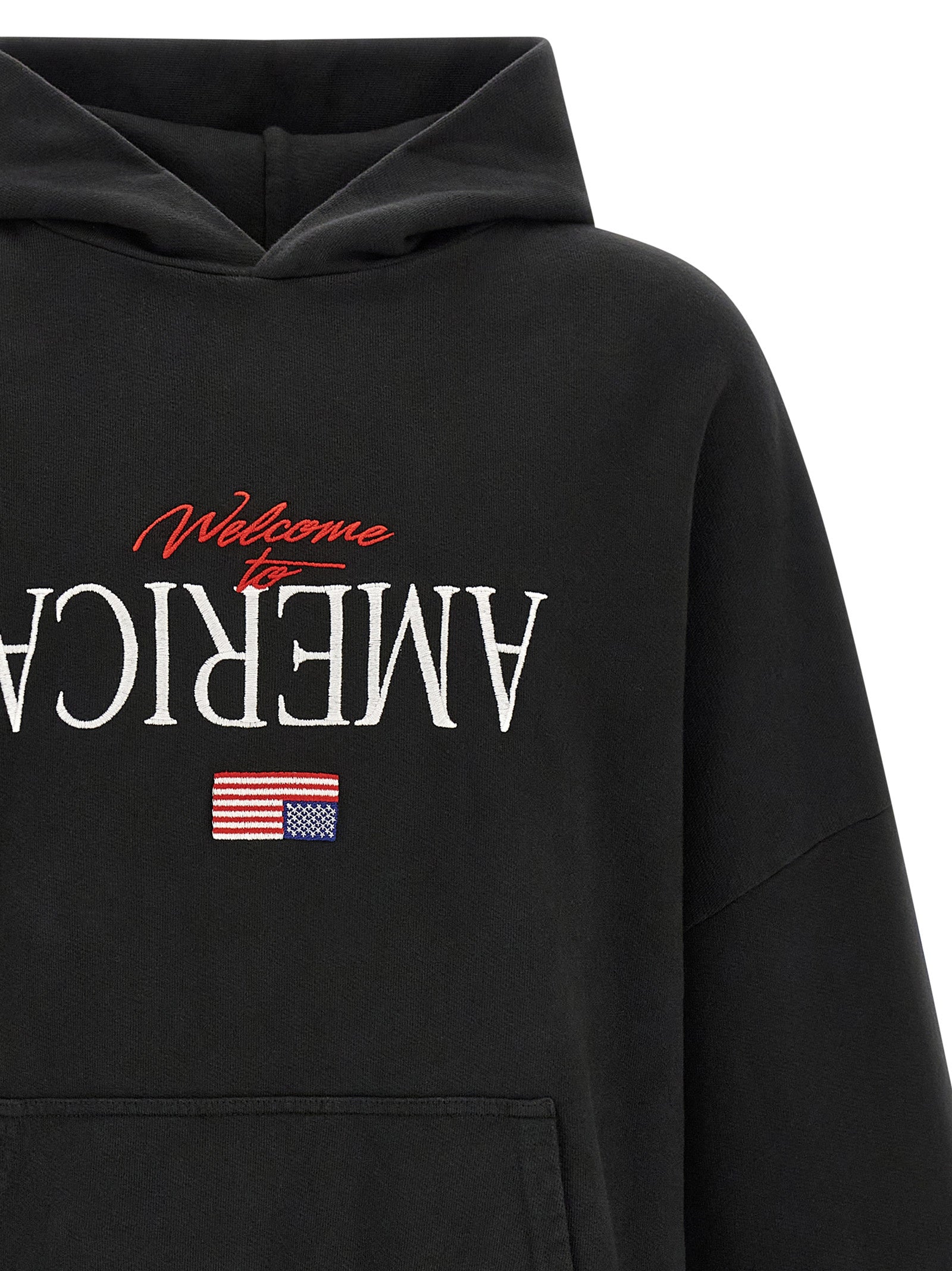 WILLY CHAVARRIA Black Cotton Men's Sweatshirt