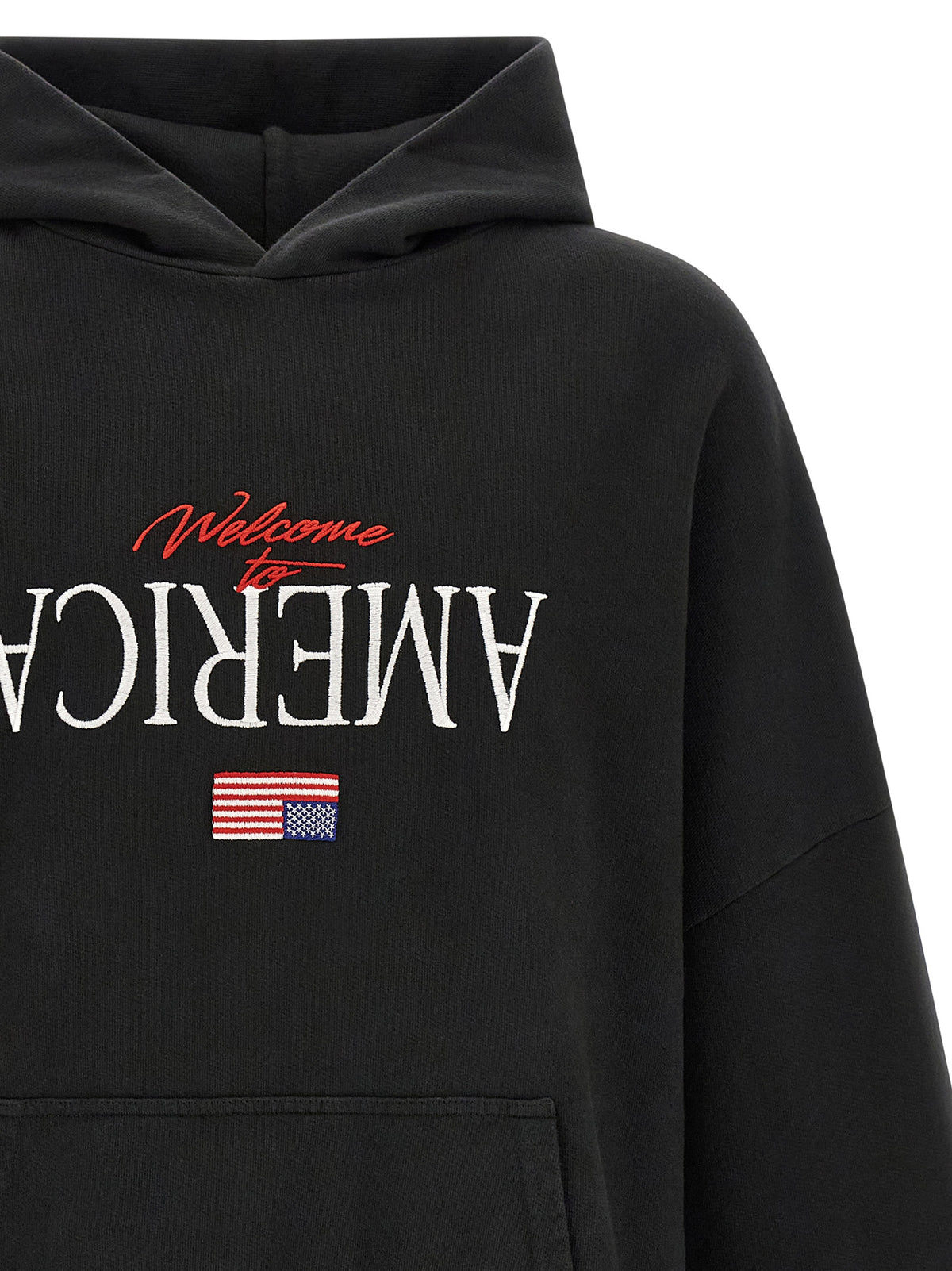 WILLY CHAVARRIA Black Cotton Men's Sweatshirt