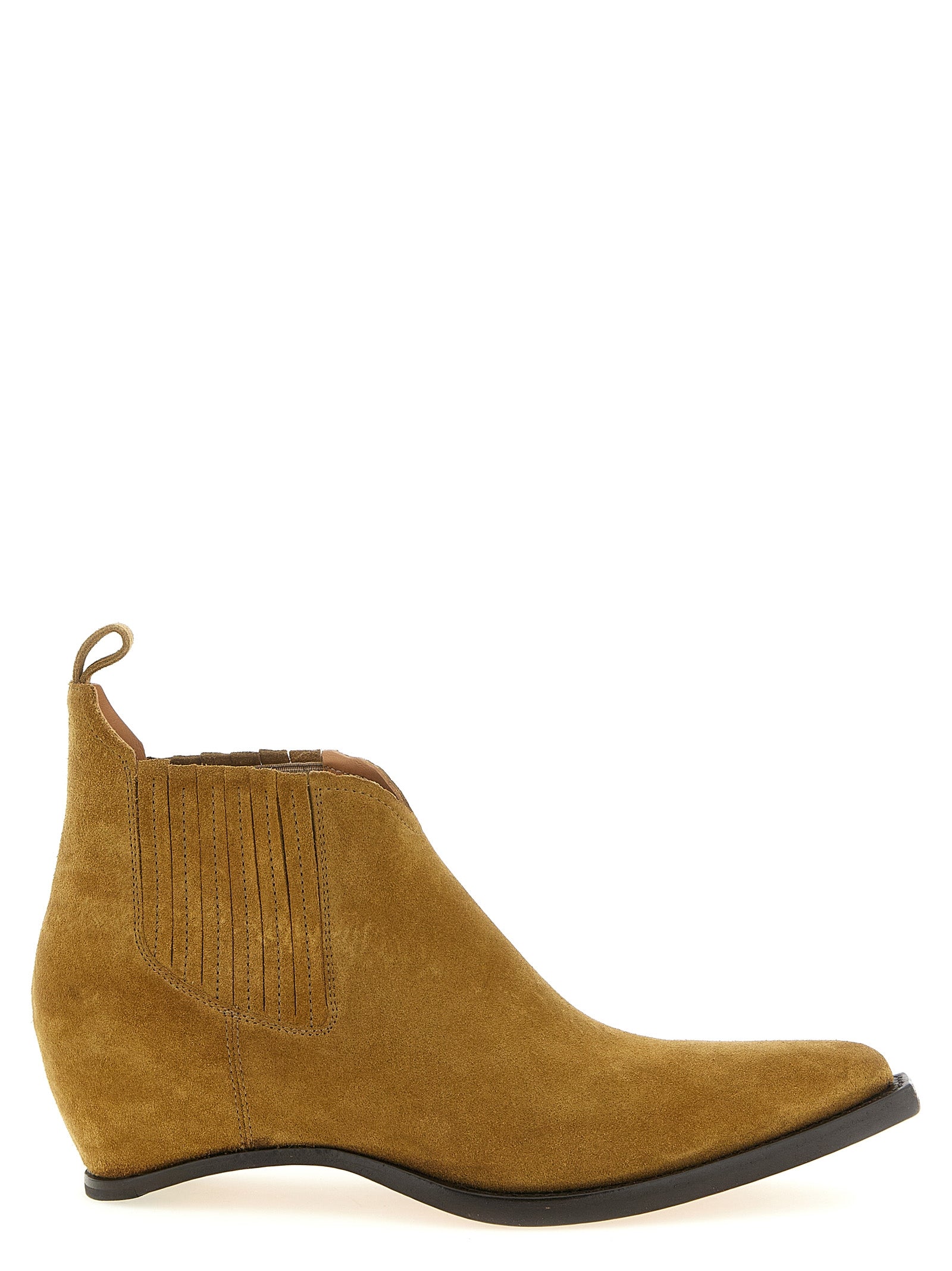 Maison Margiela Brown Bovine Leather Ankle Men's Boots