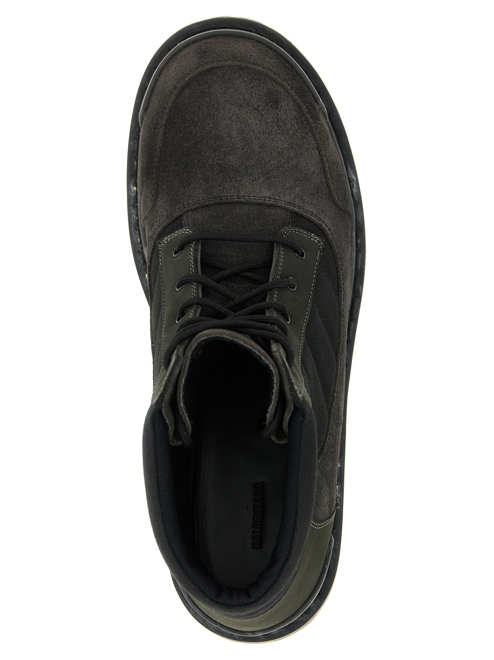 Balenciaga Brown Calfskin Ankle Men's Boots